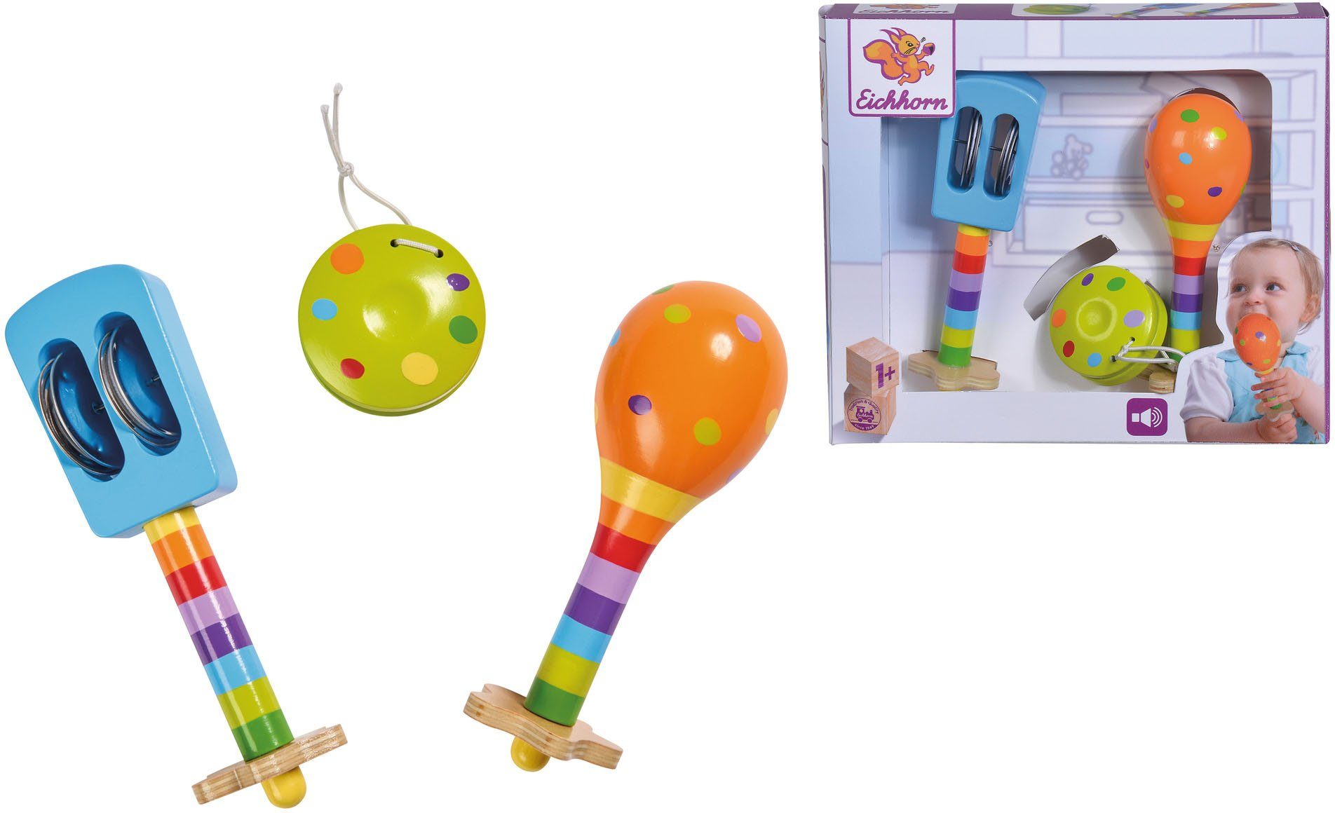 Eichhorn Spielzeug-Musikinstrument Musikset mit Maracas, (Set,
