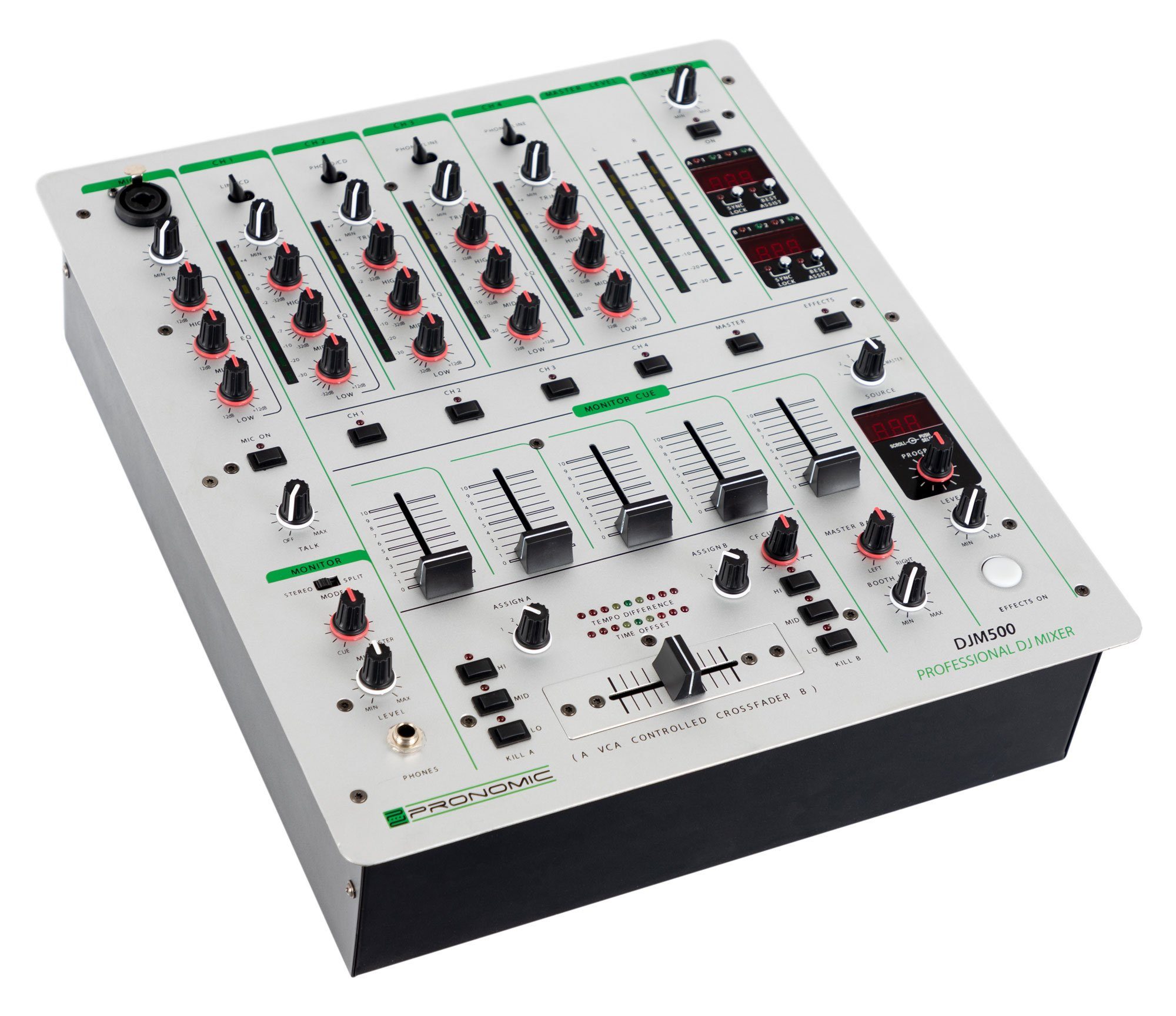 Pronomic DJ Controller DJM-500 5-Kanal, DJ-Mixer