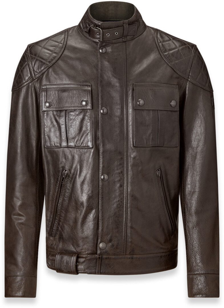 Belstaff Motorradjacke Brooklands Motorrad Lederjacke protektoren