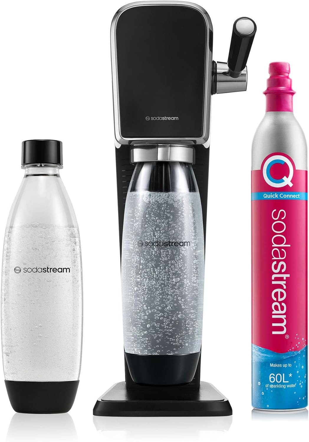 SodaStream Wassersprudler Art, (mit CO2-Zylinder und