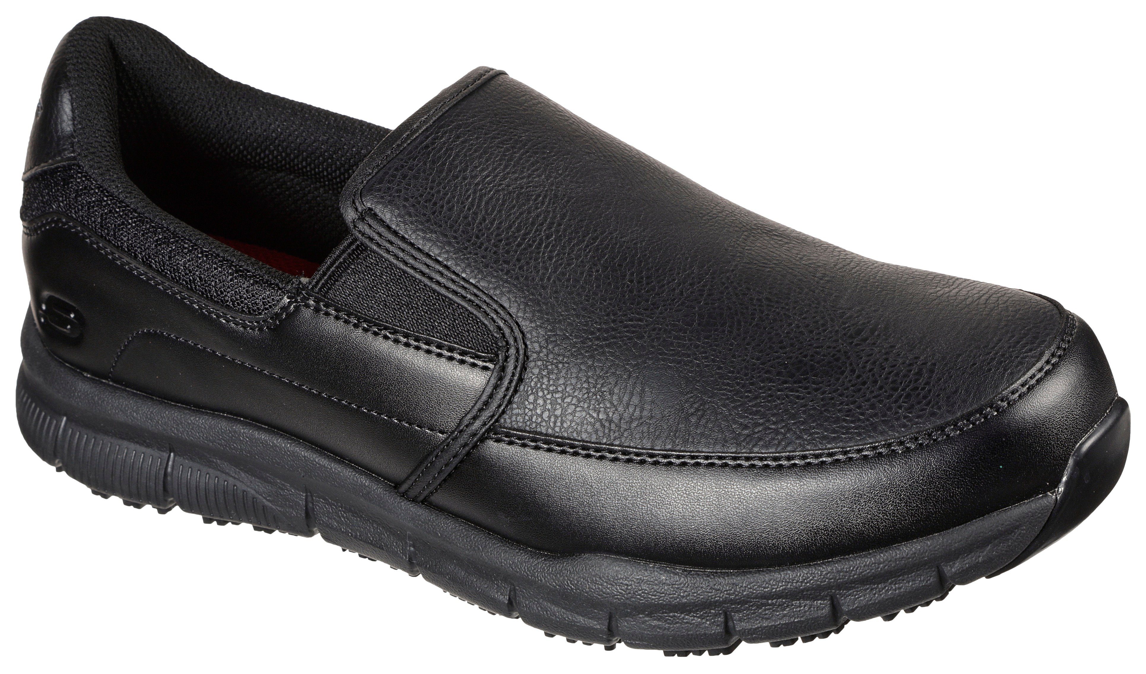 Skechers NAMPA-GROTON Berufsschuh Slipper für Gastronomie,