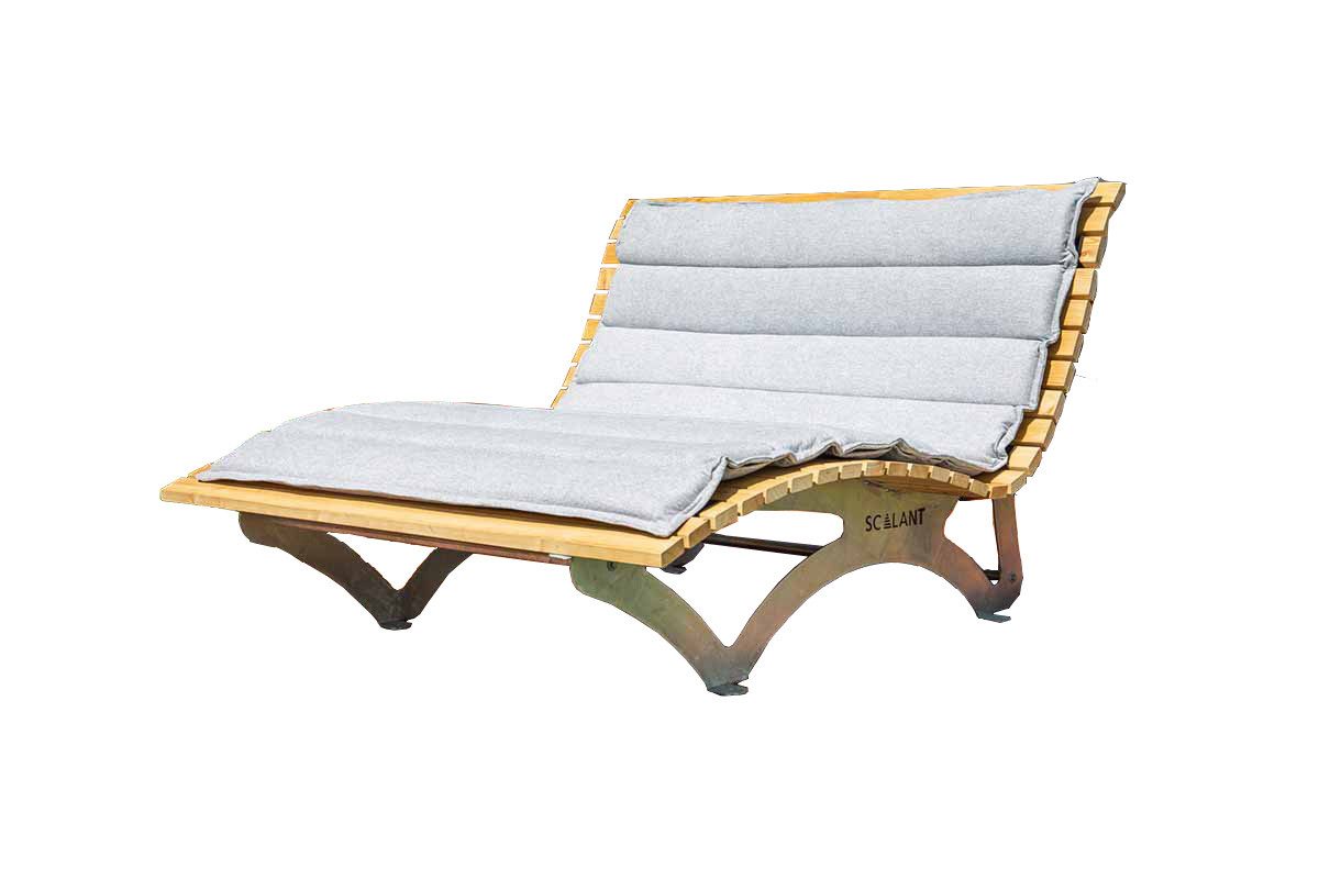 Scalant Gartenliege Waldsofa Classic, mit Auflage