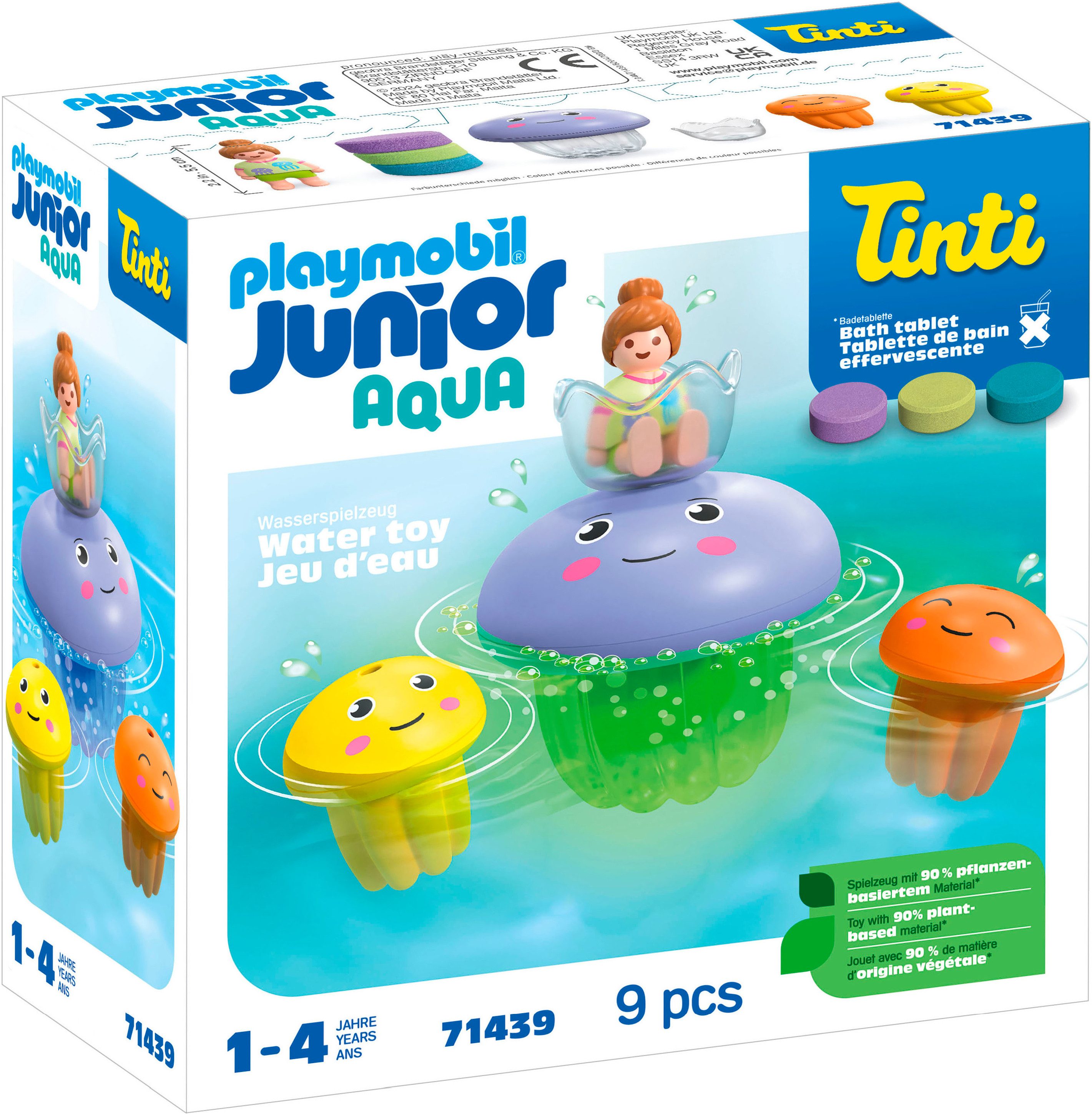 Playmobil® Bunte Quallenfamilie, inkl. 3 Tinti-Badetabletten