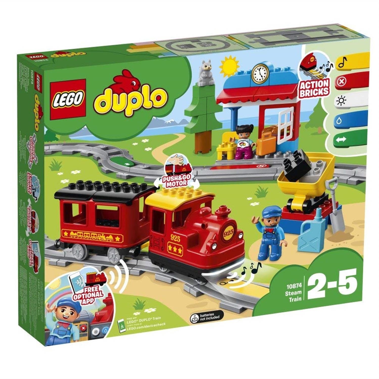 LEGO® 10874 Dampfeisenbahn Konstruktionsspielsteine