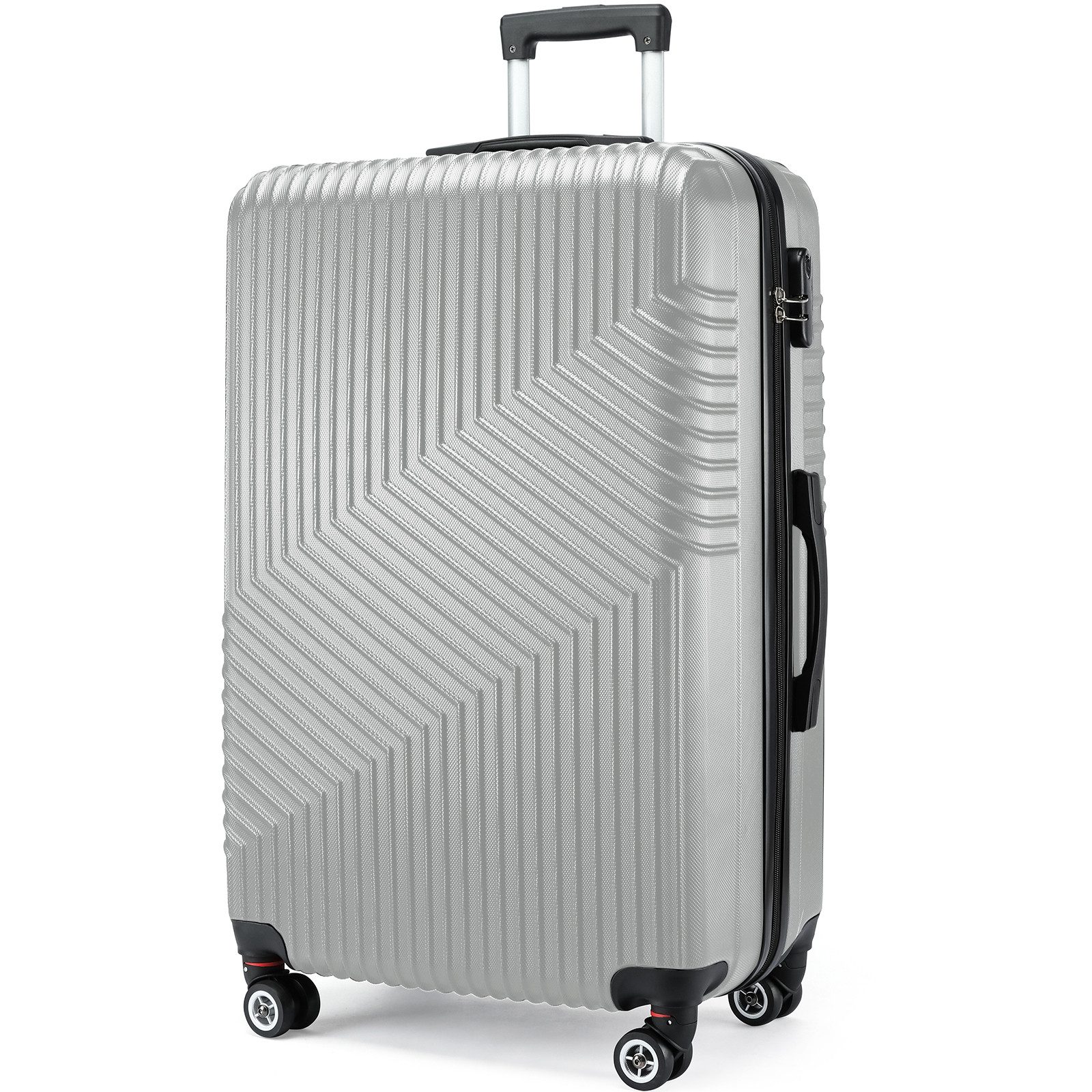 Frentree Koffer Robuster Reisekoffer, 4 Rollen,