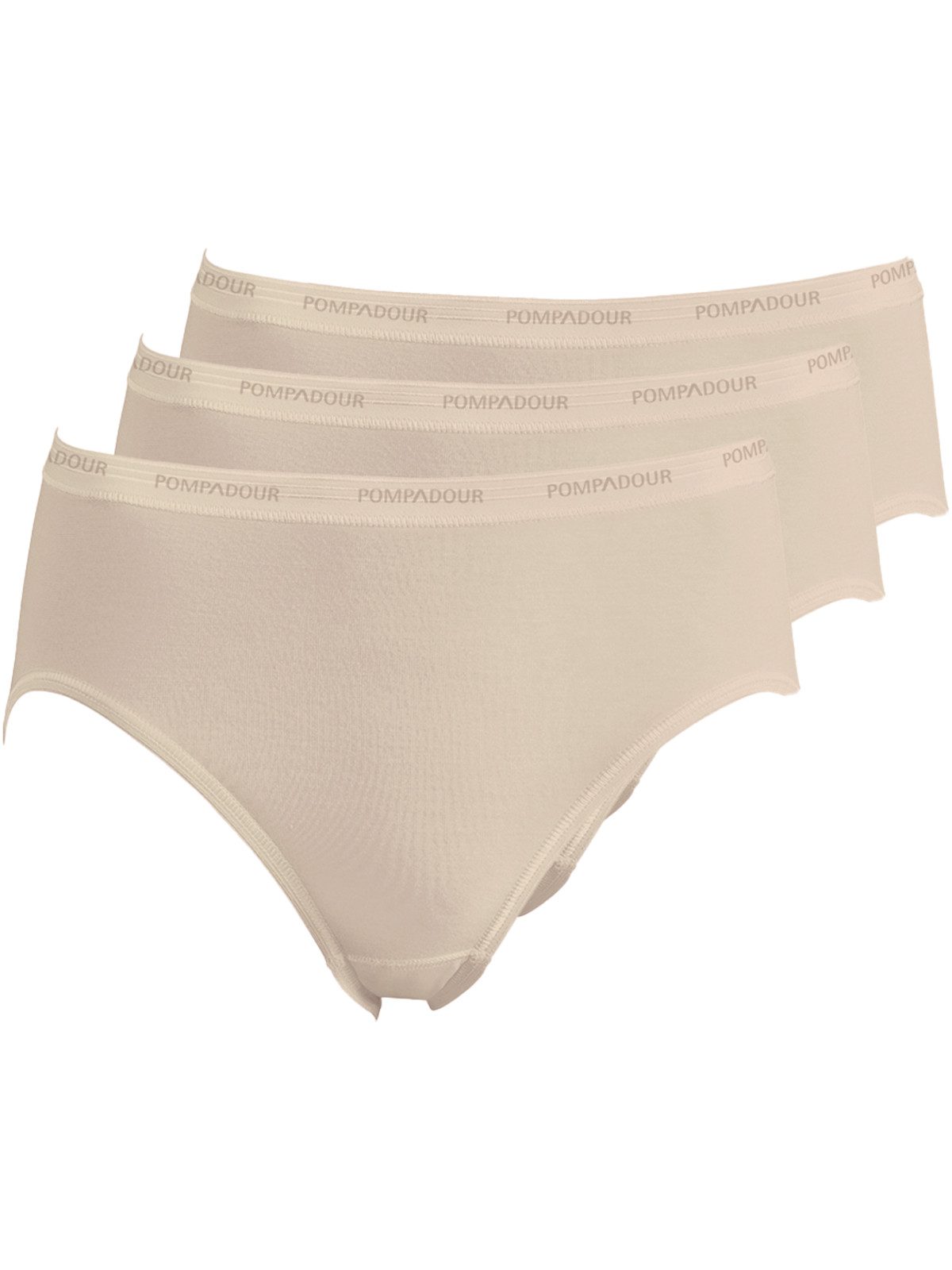 Pompadour Hüftslip 3er Pack Damen Hüftslip