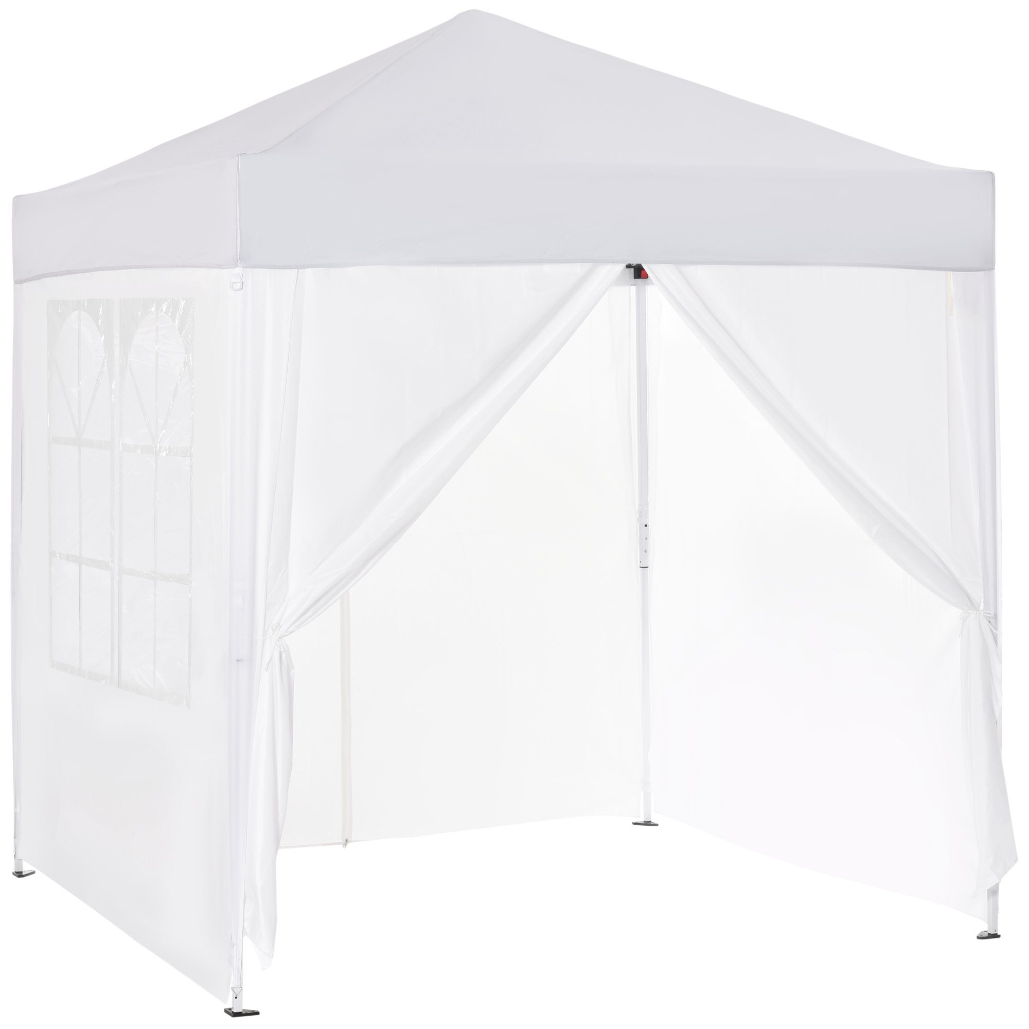 Outsunny Faltpavillon Gartenzelt mit Tragetasche,Festzelt mit
