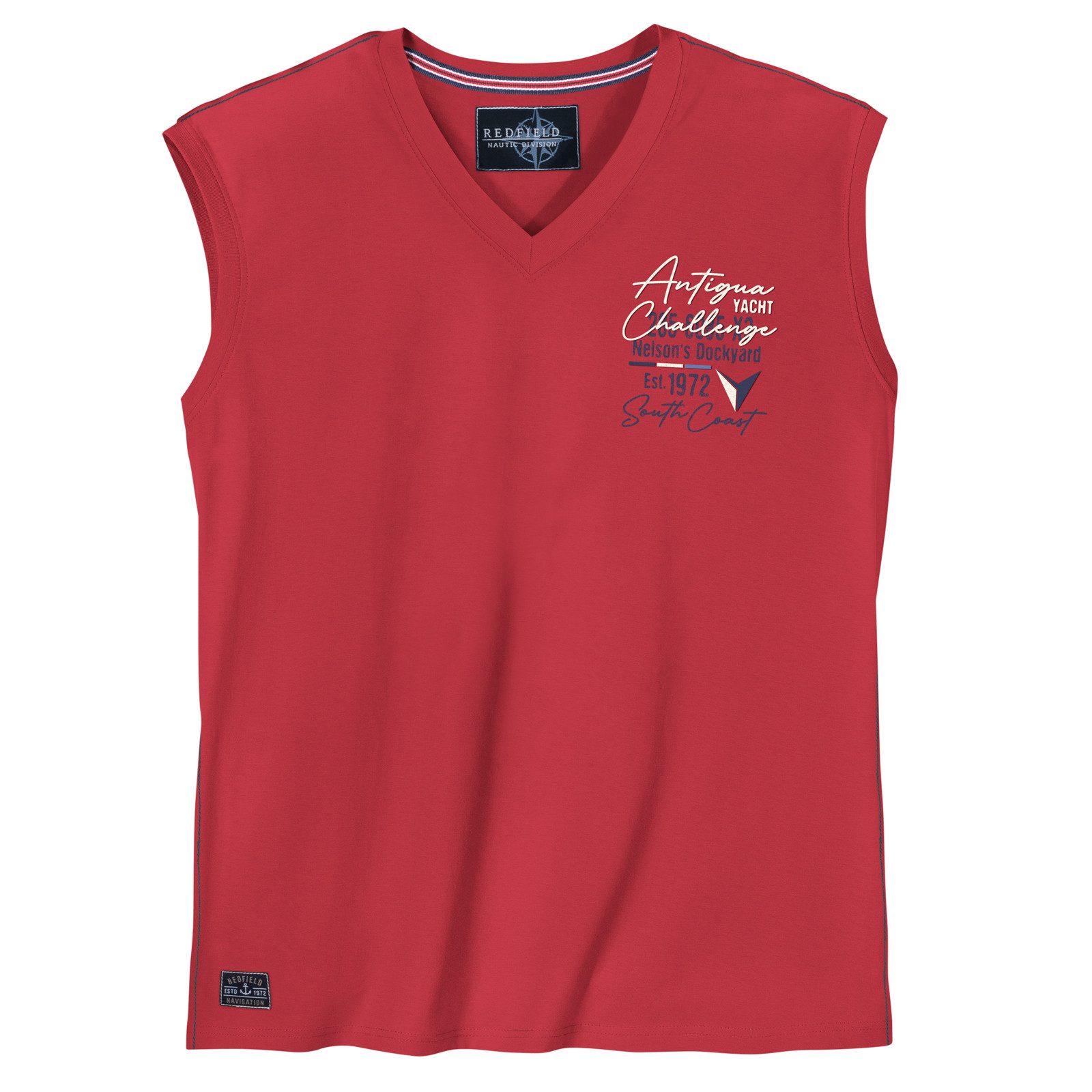 redfield Muscleshirt Redfield Übergrößen Muskelshirt maritim