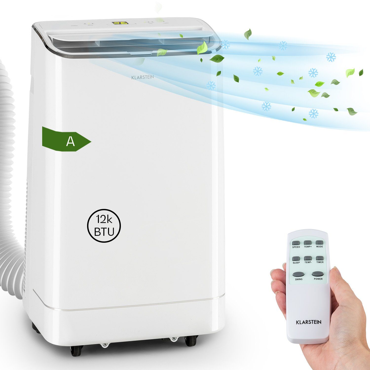 Klarstein Klimagerät Iceblock, Klimagerät mobil klimaanlage