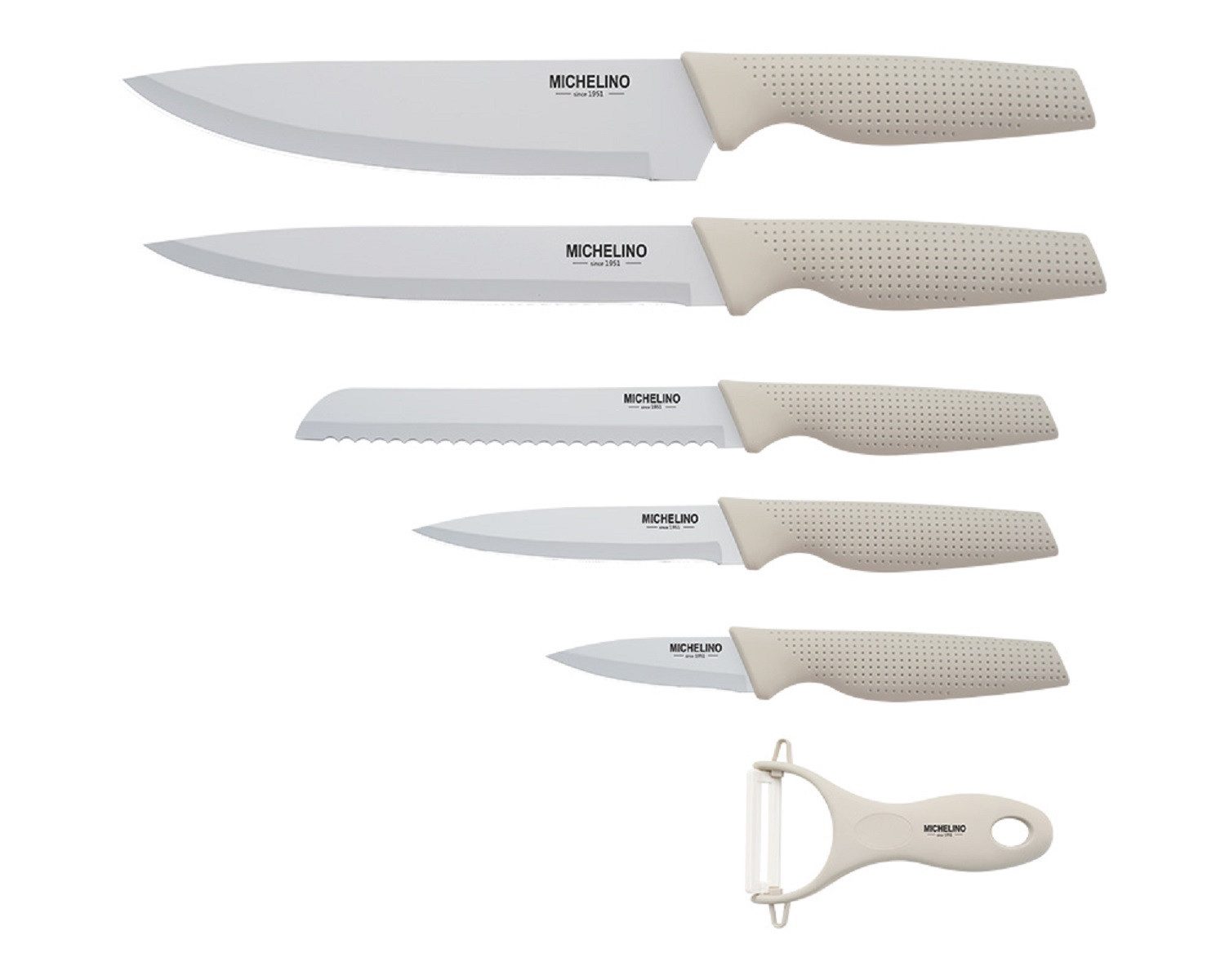 Michelino Messer-Set 6-tlg. Messer-Set Schneideset mit