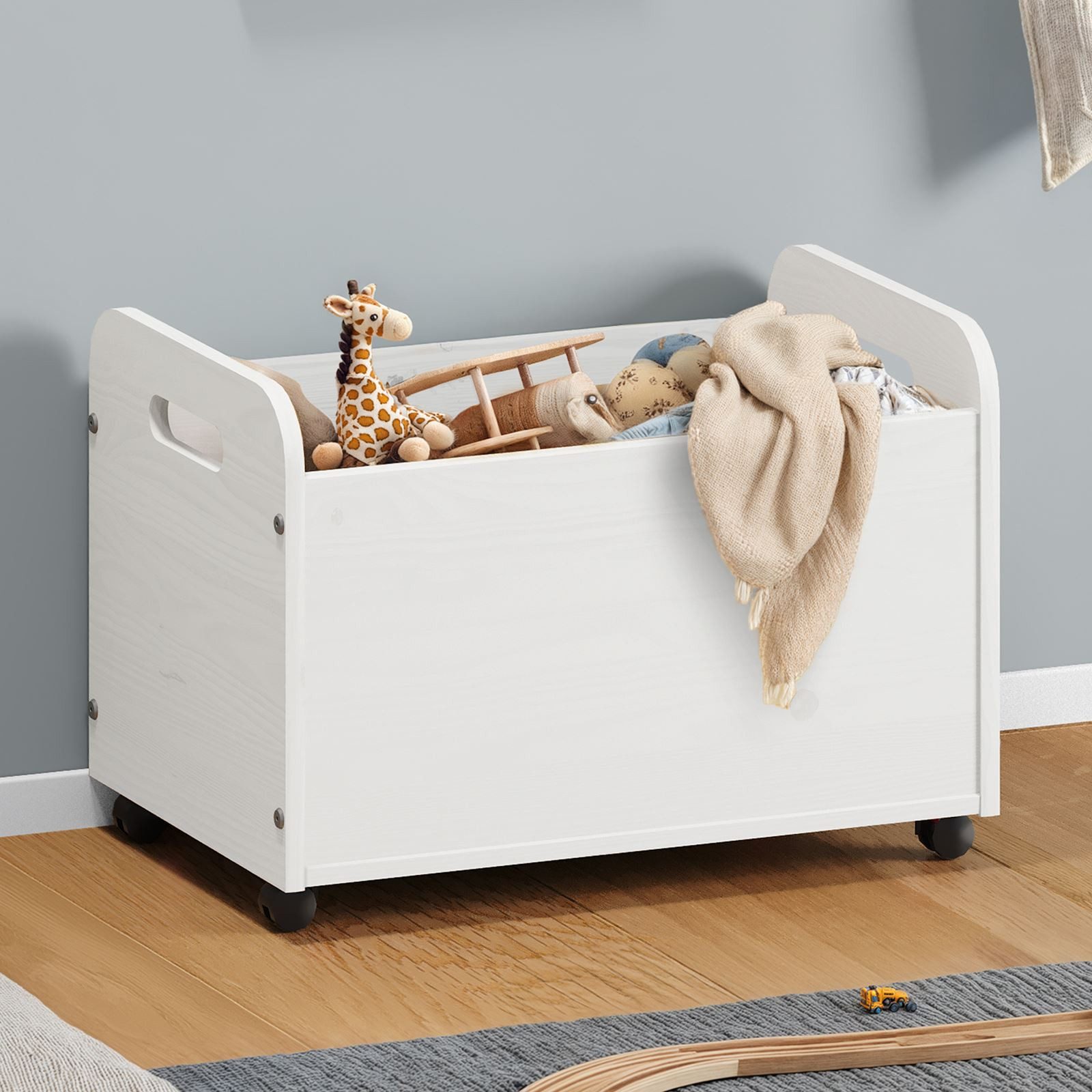IDIMEX Spielzeugtruhe BENJAMIN (Set), Kinderzimmer Aufbewahrung