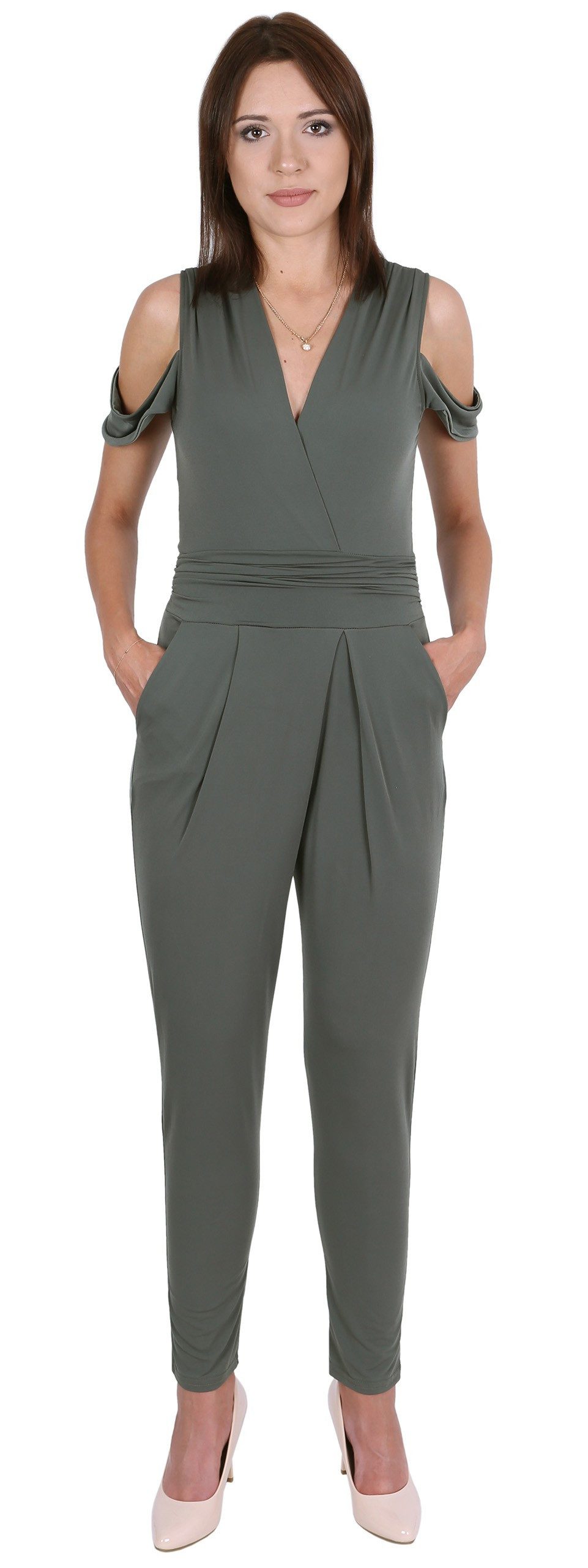 Sarcia.eu Culotte-Overall John Zack Olivgrüner Overall
