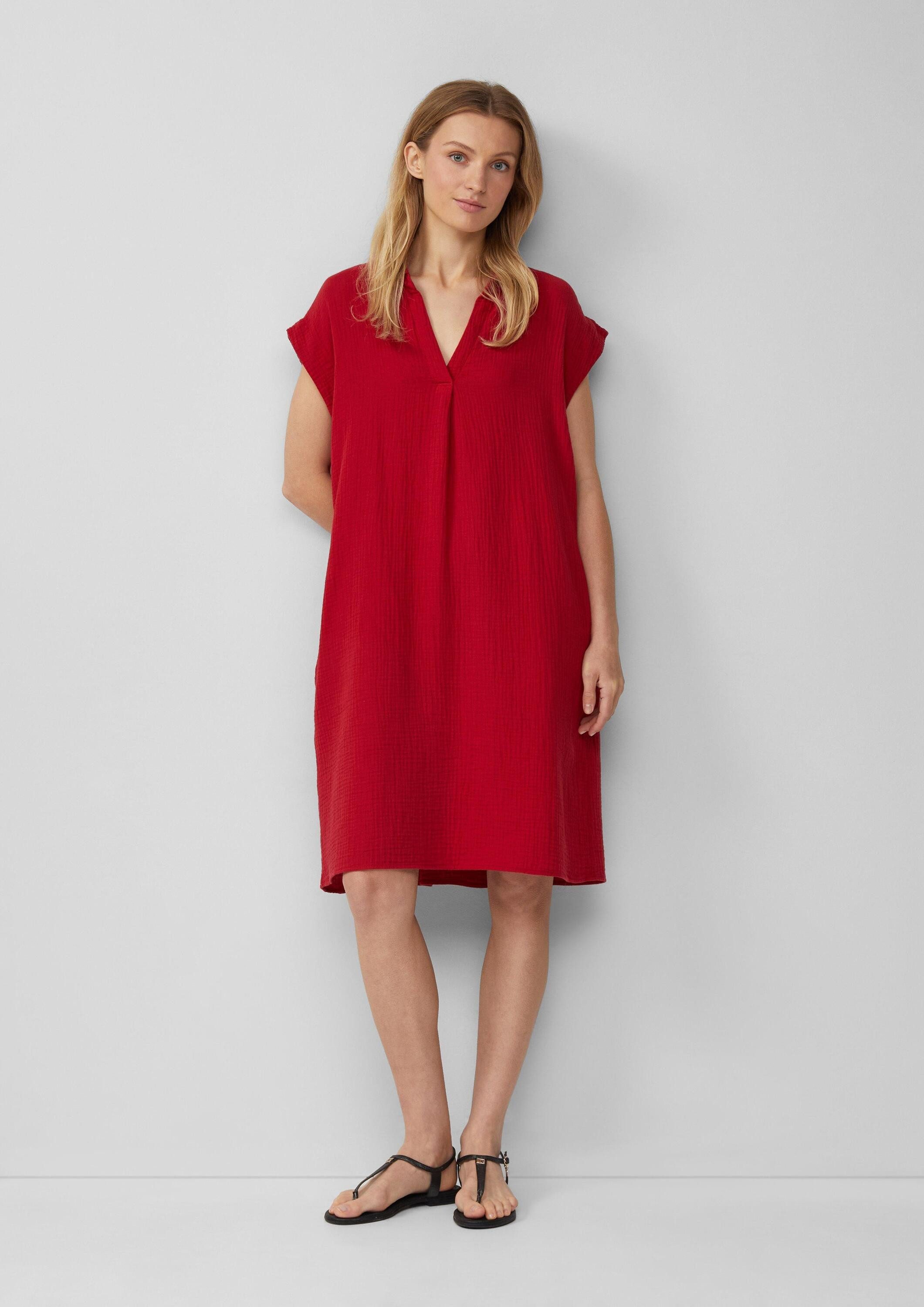 s.Oliver Midikleid Kleid Lässiges Kleid aus