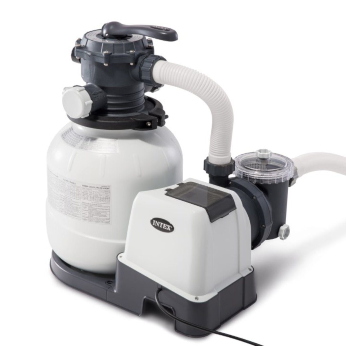 Intex Sandfilteranlage RCD 26646gs Sandfilterpumpe (7,9m³l/hr,