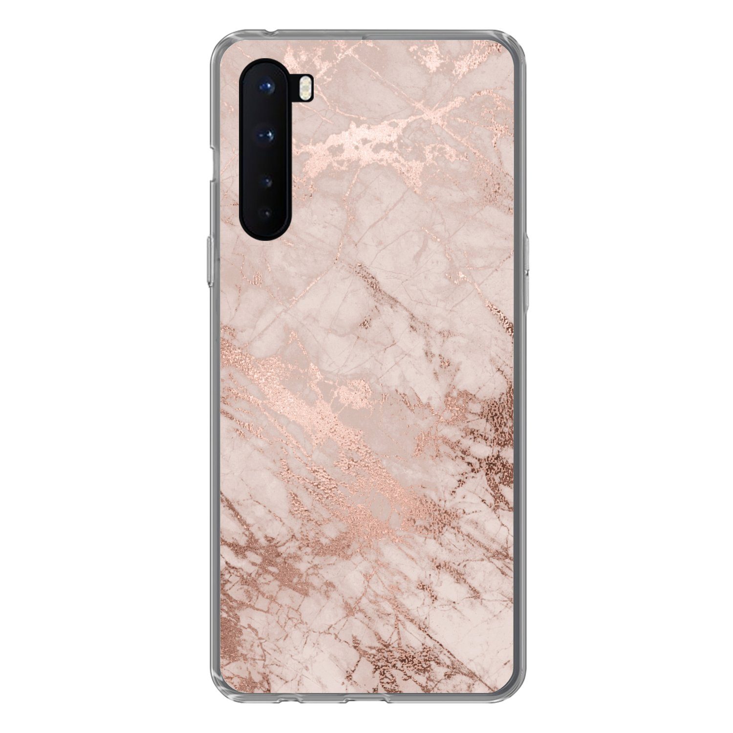 MuchoWow Handyhülle für OnePlus Nord Marmor