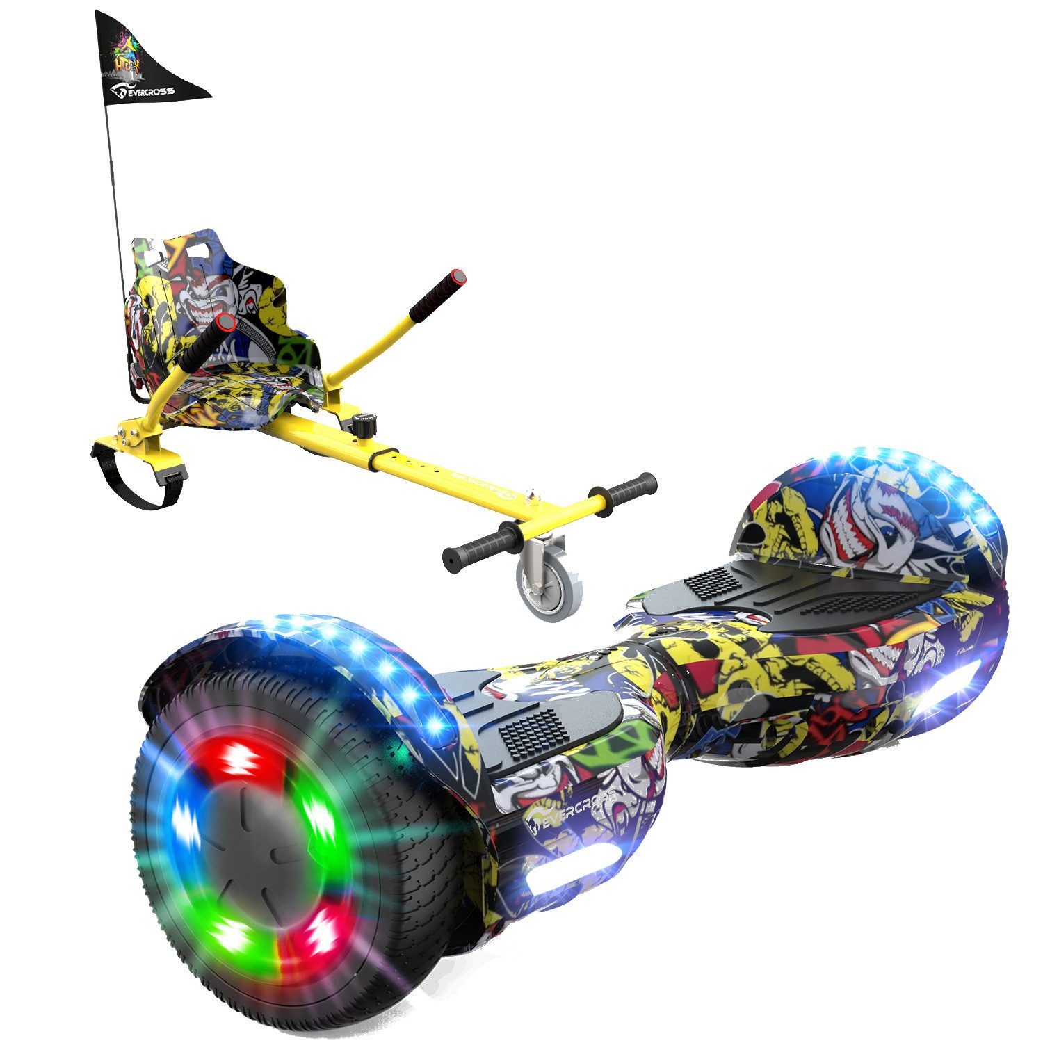 EVERCROSS TECH Balance Scooter 6.5” Hoverboard