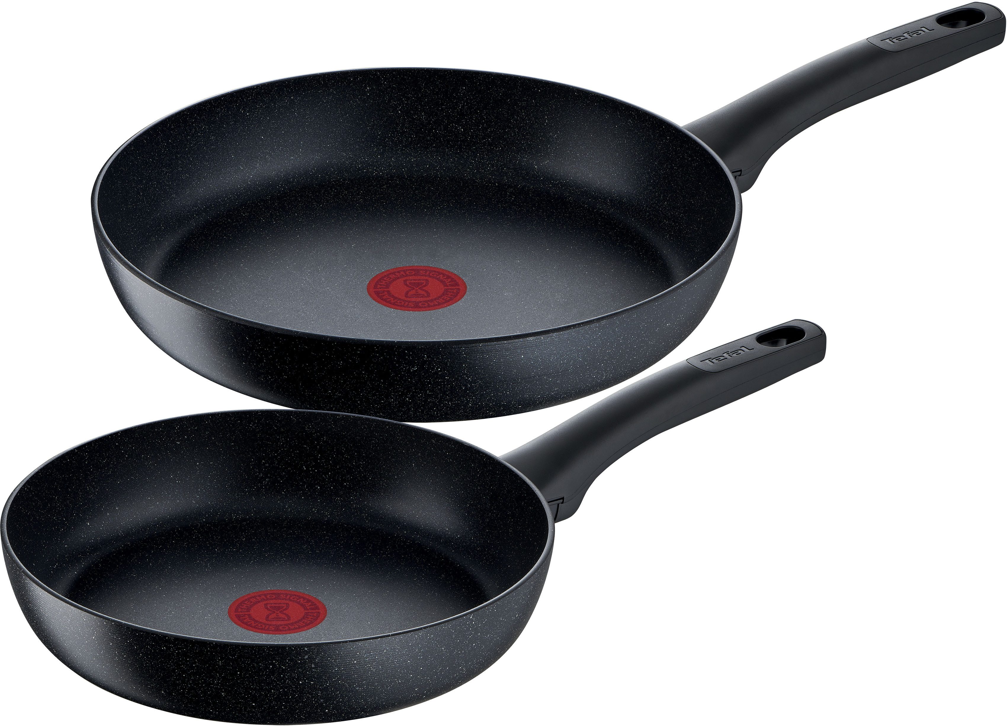 Tefal Pfannen-Set Black Stone, Aluminium (Set,