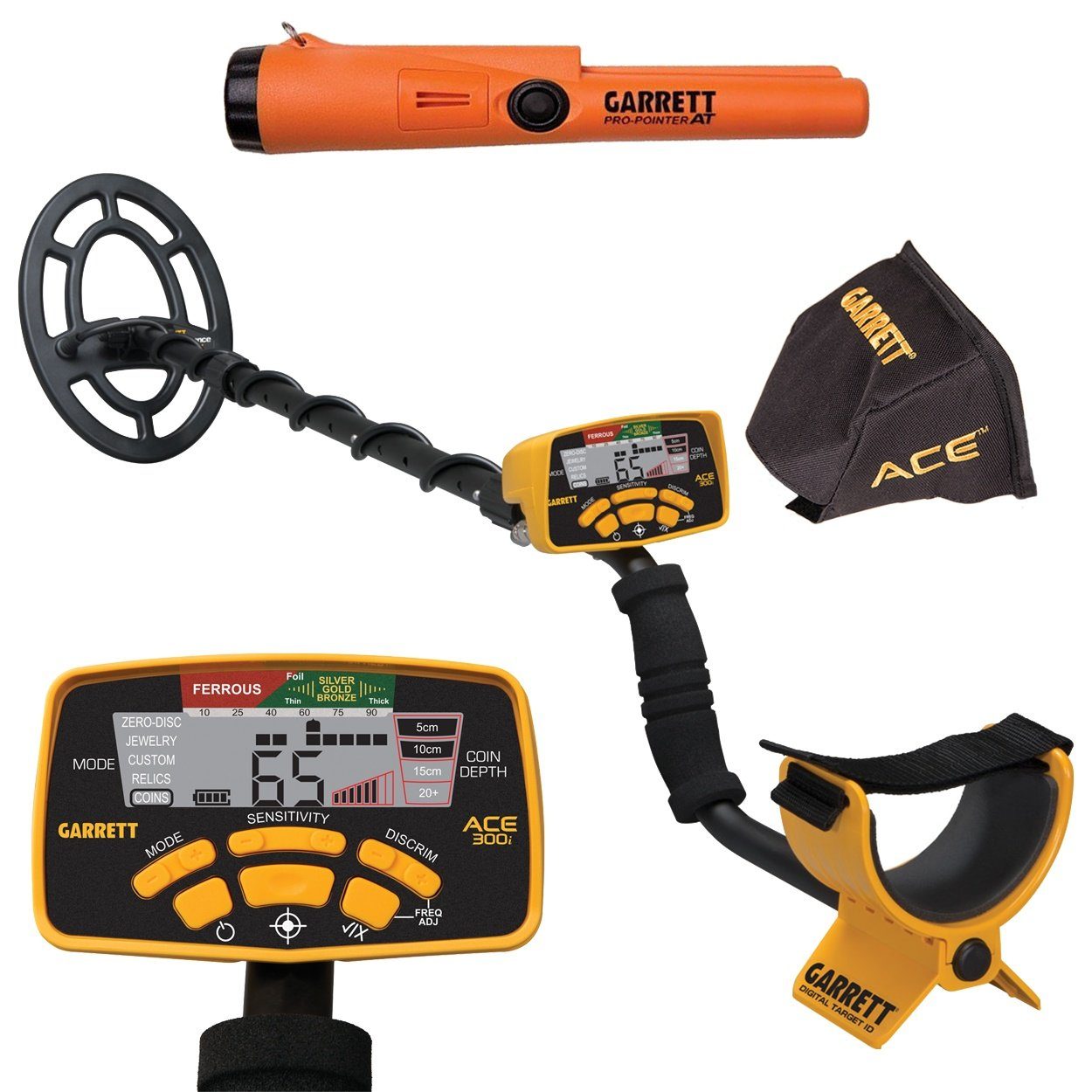 Garrett Metalldetektor ACE 300i + Pro