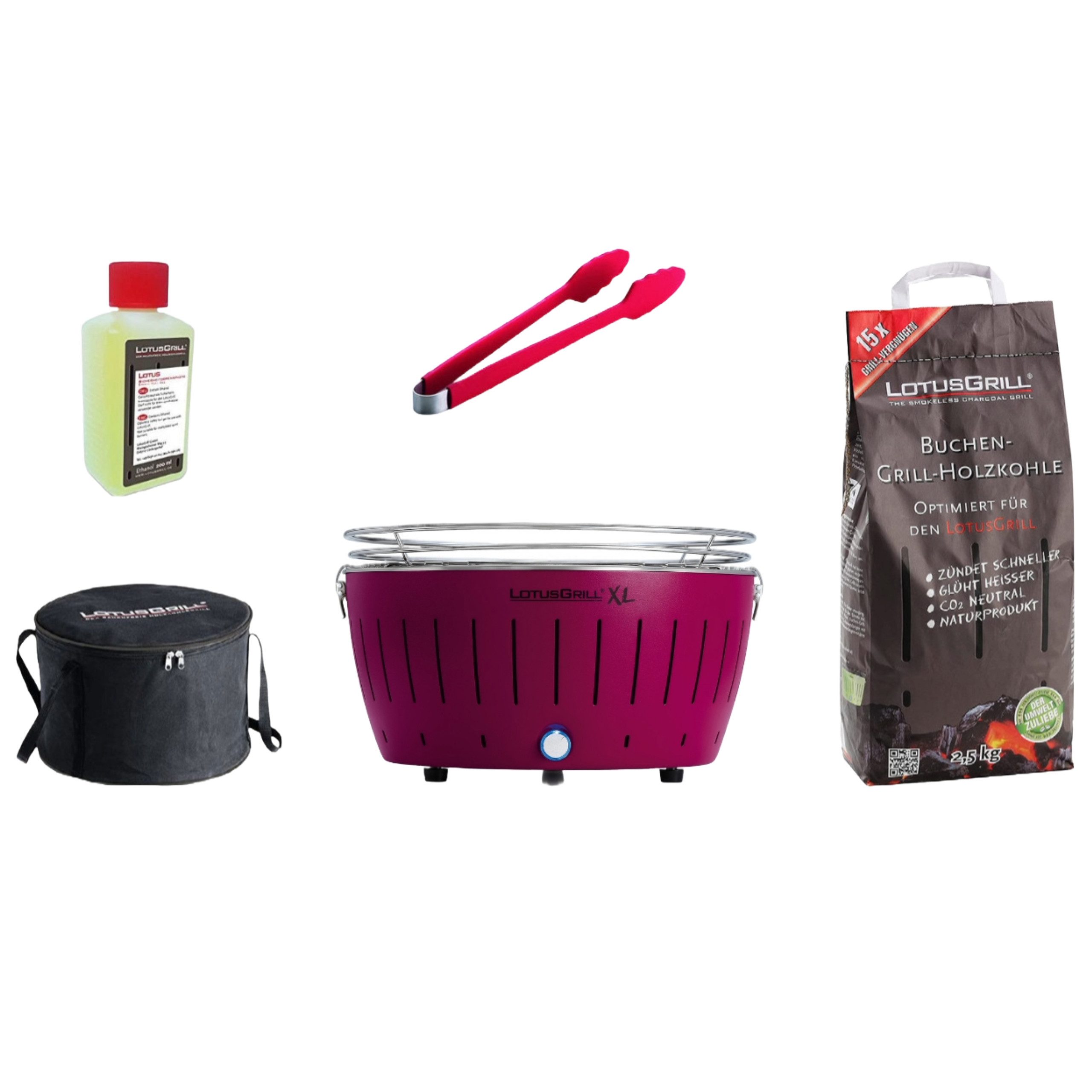 LotusGrill Holzkohlegrill LotusGrill XL Starter-Set 5