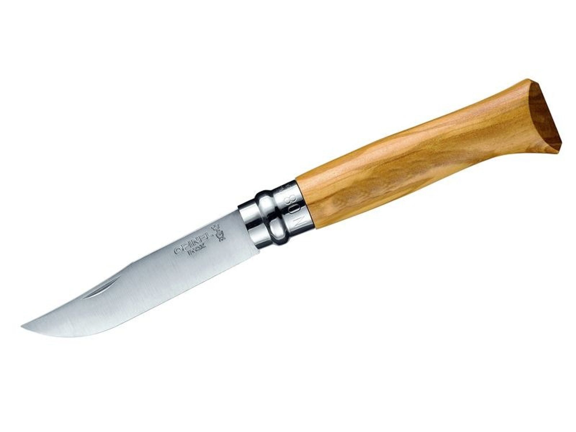 Opinel Taschenmesser Opinel-Messer, Größe 8, rostfrei,