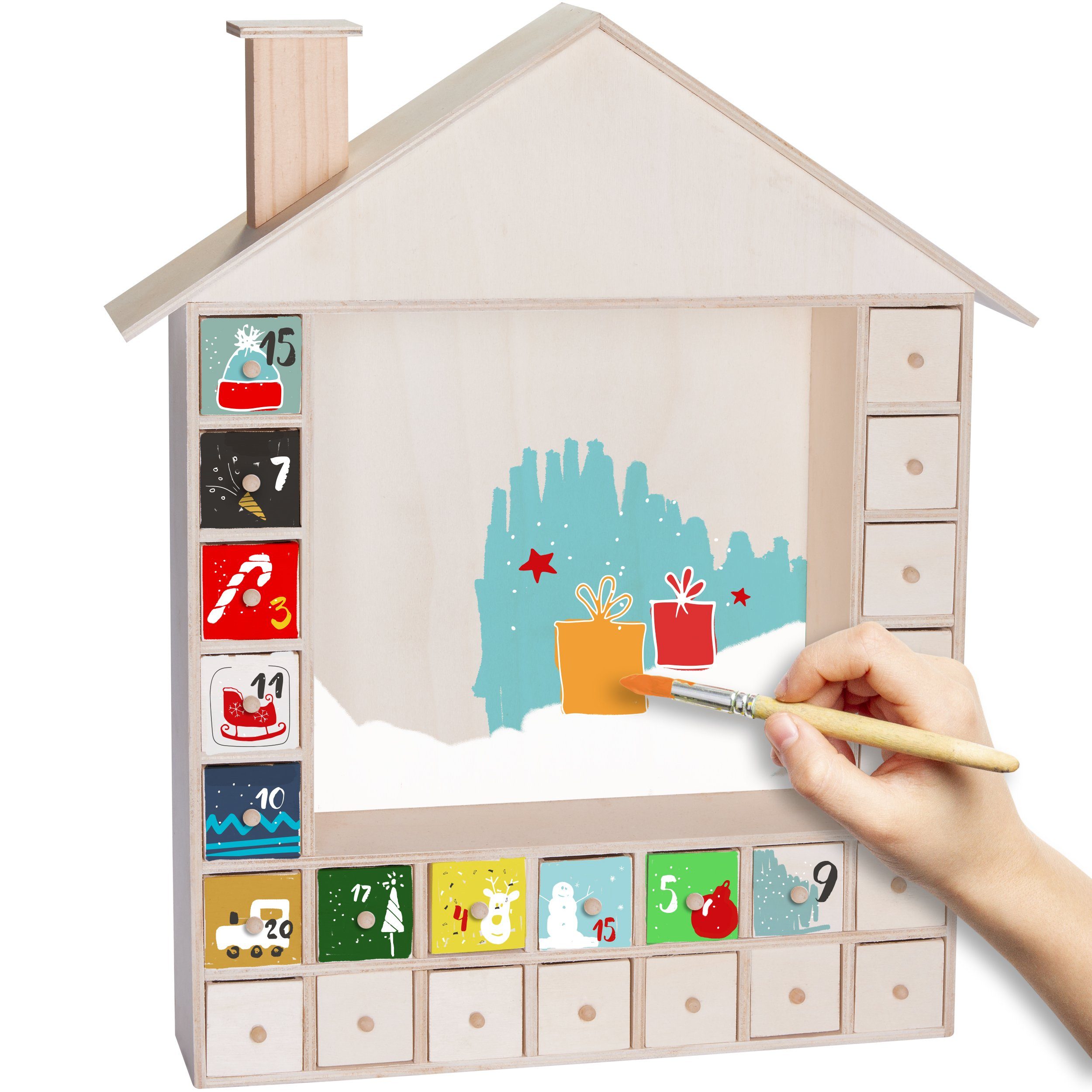 BRUBAKER Kalender zum Selbstbasteln DIY Adventskalender