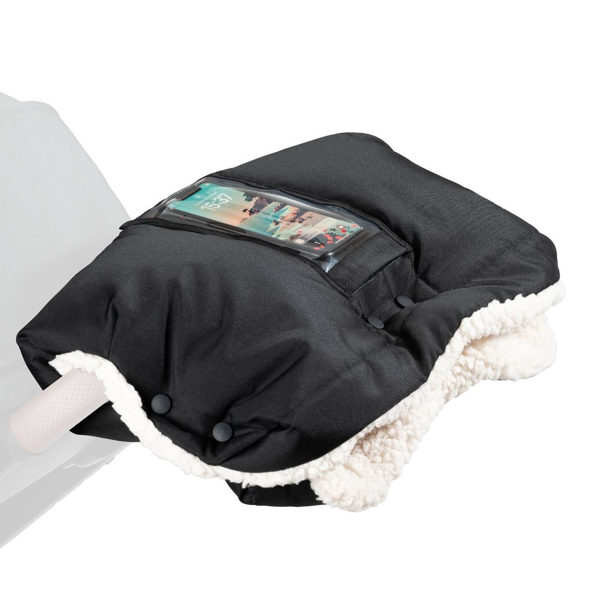 Hauck Kinderwagen-Handwärmer Black, Handwärmer für Kinderwagen