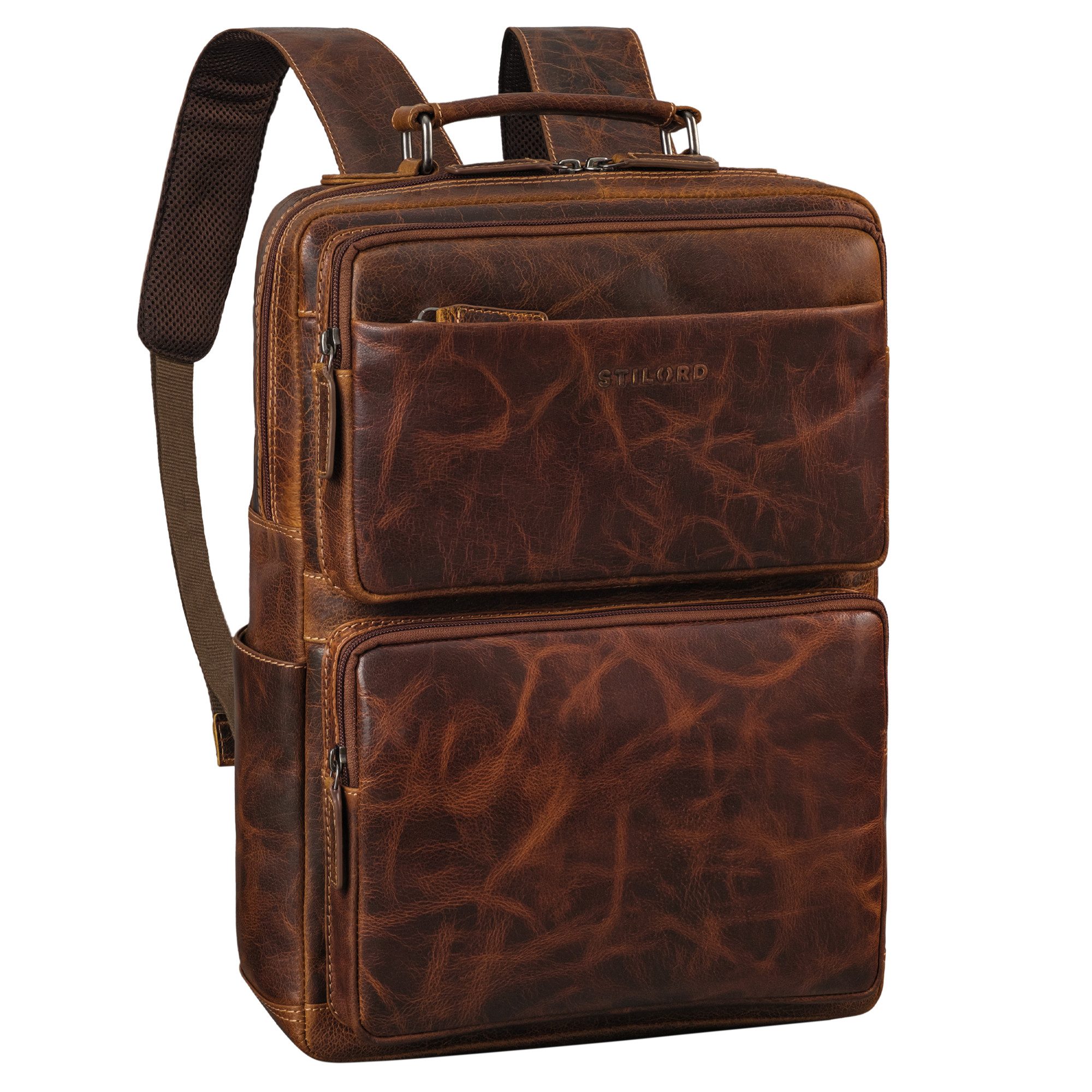 STILORD Notebook-Rucksack 'Roman' Großer Business Laptop-Rucksack