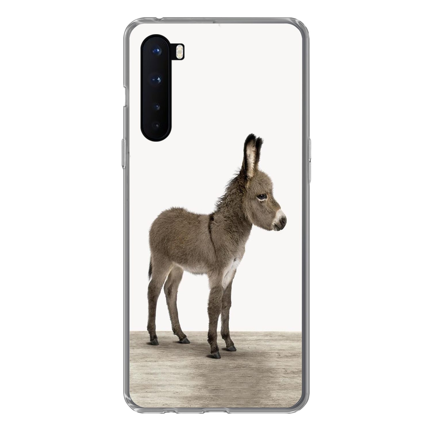 MuchoWow Handyhülle für OnePlus Nord Esel