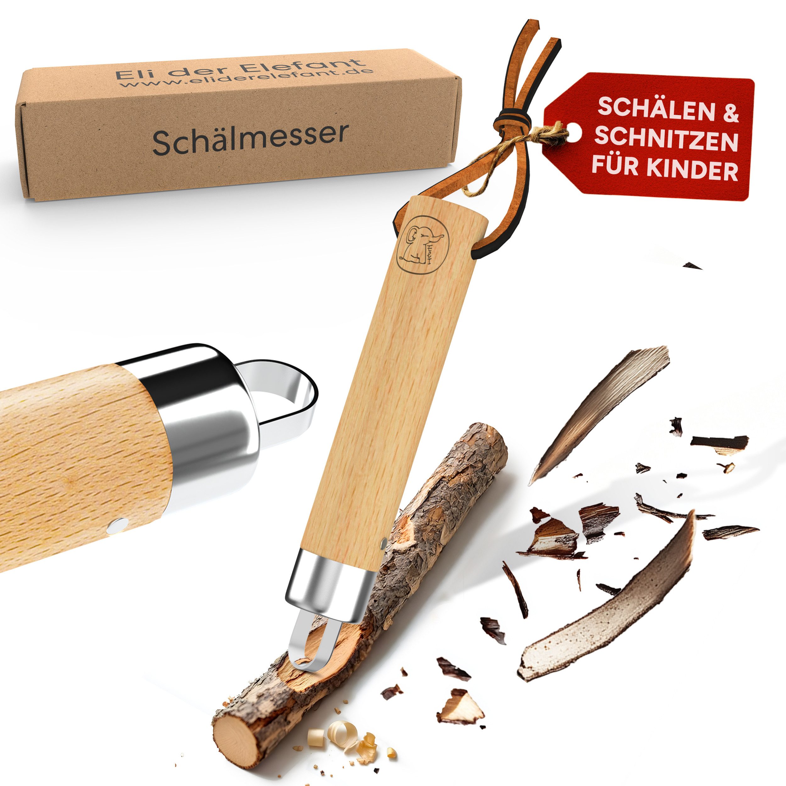 Eli Taschenmesser Schnitzmesser für Kinder mit