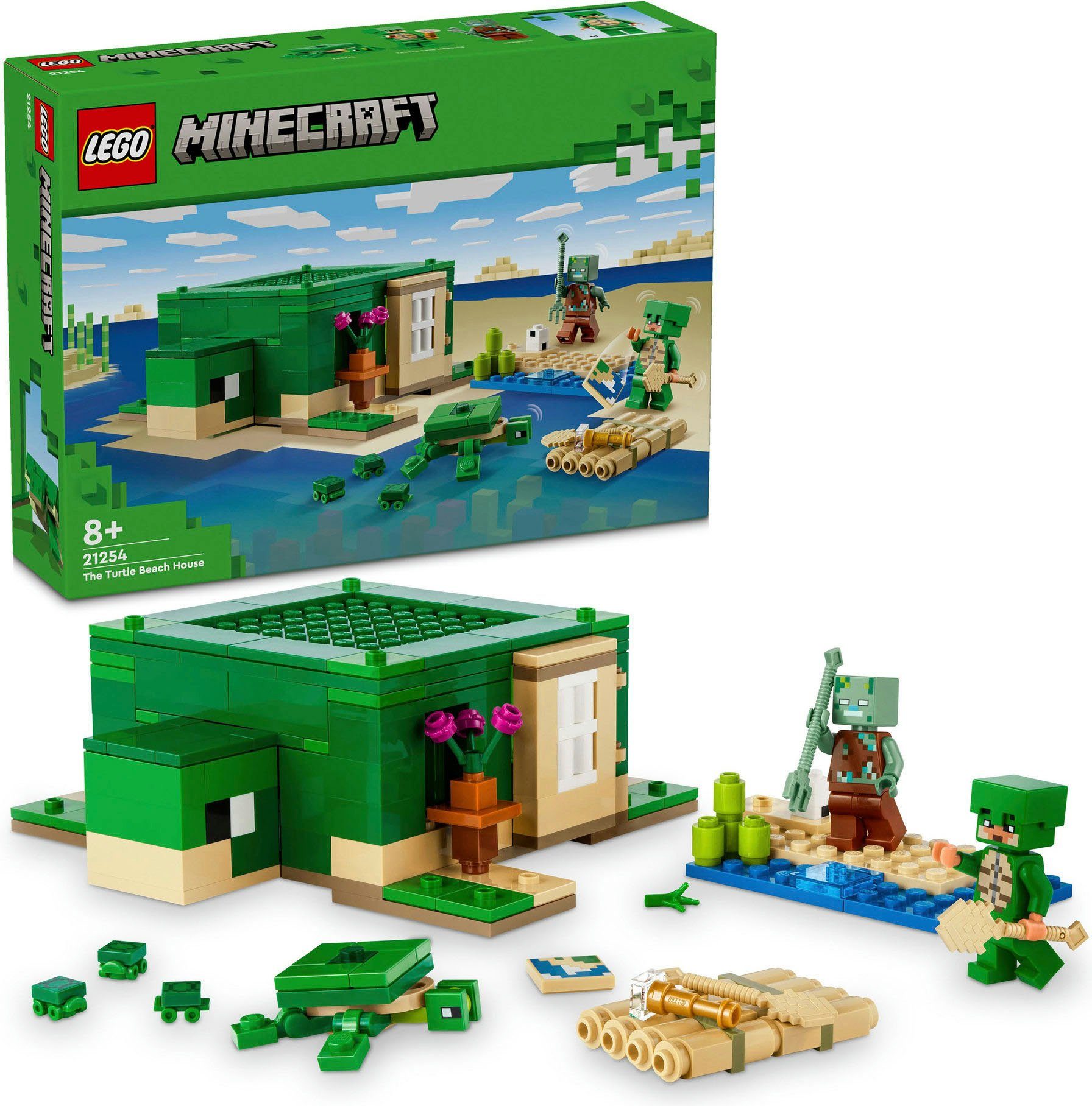 LEGO® Das Schildkrötenstrandhaus (21254), LEGO Minecraft