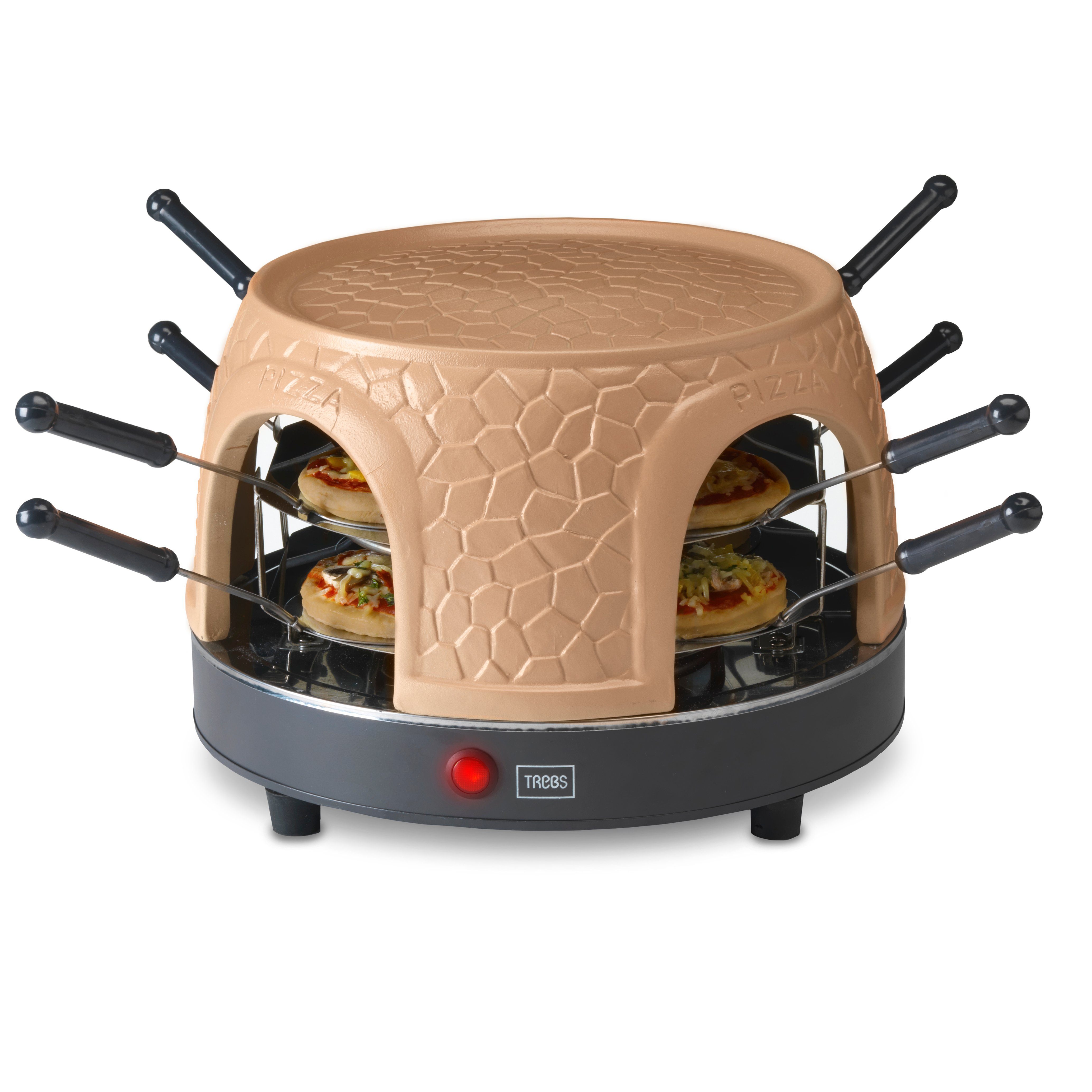 TREBS Pizzaofen 99392, 8 Pers. Pizzaofen-Set,