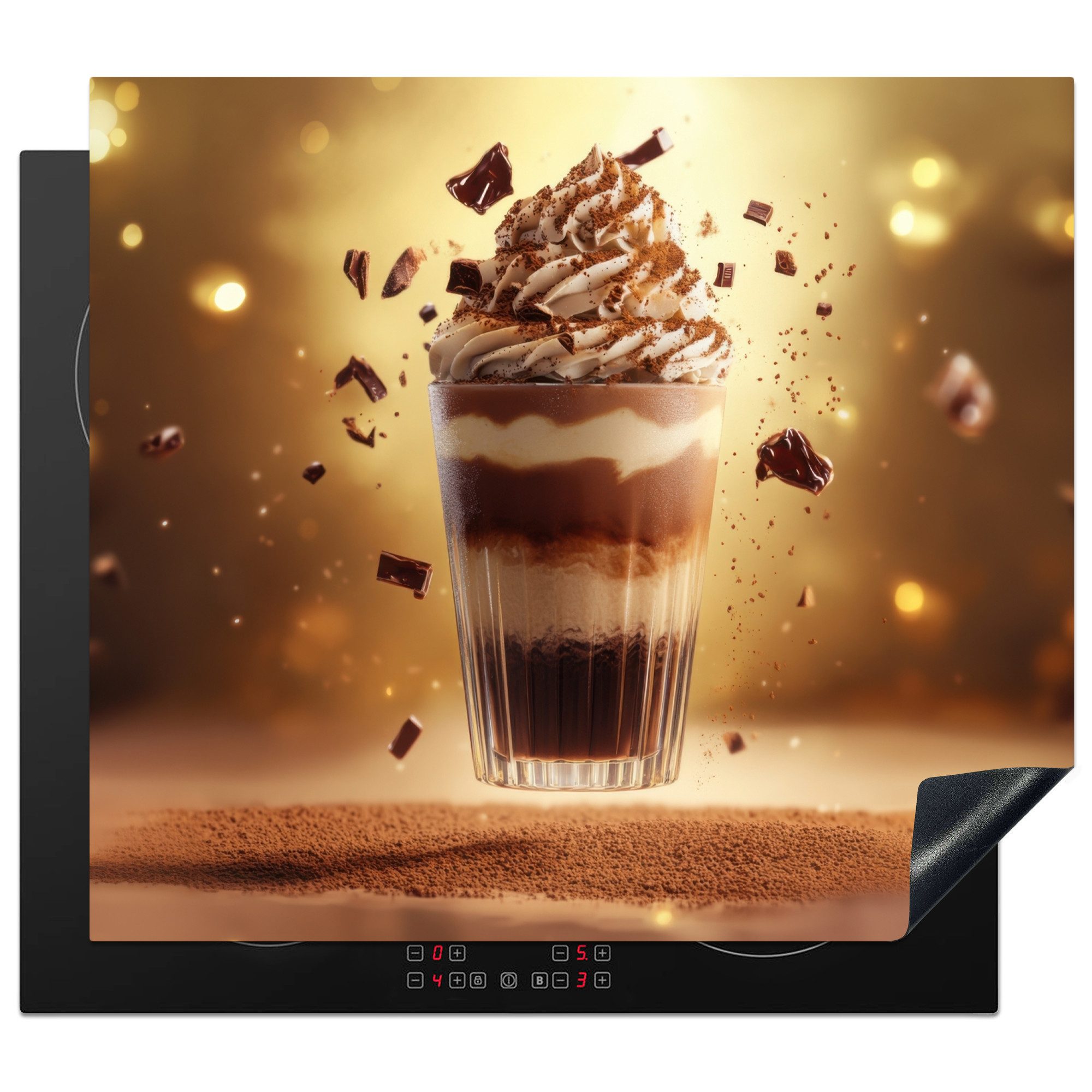 MuchoWow Herd-Abdeckplatte Dessert - Schokolade -