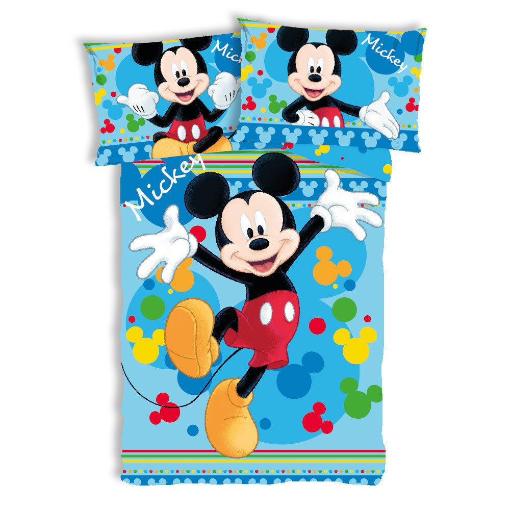 Disney Bettwäsche Disney Mickey Joyful Kinderbettwäsche