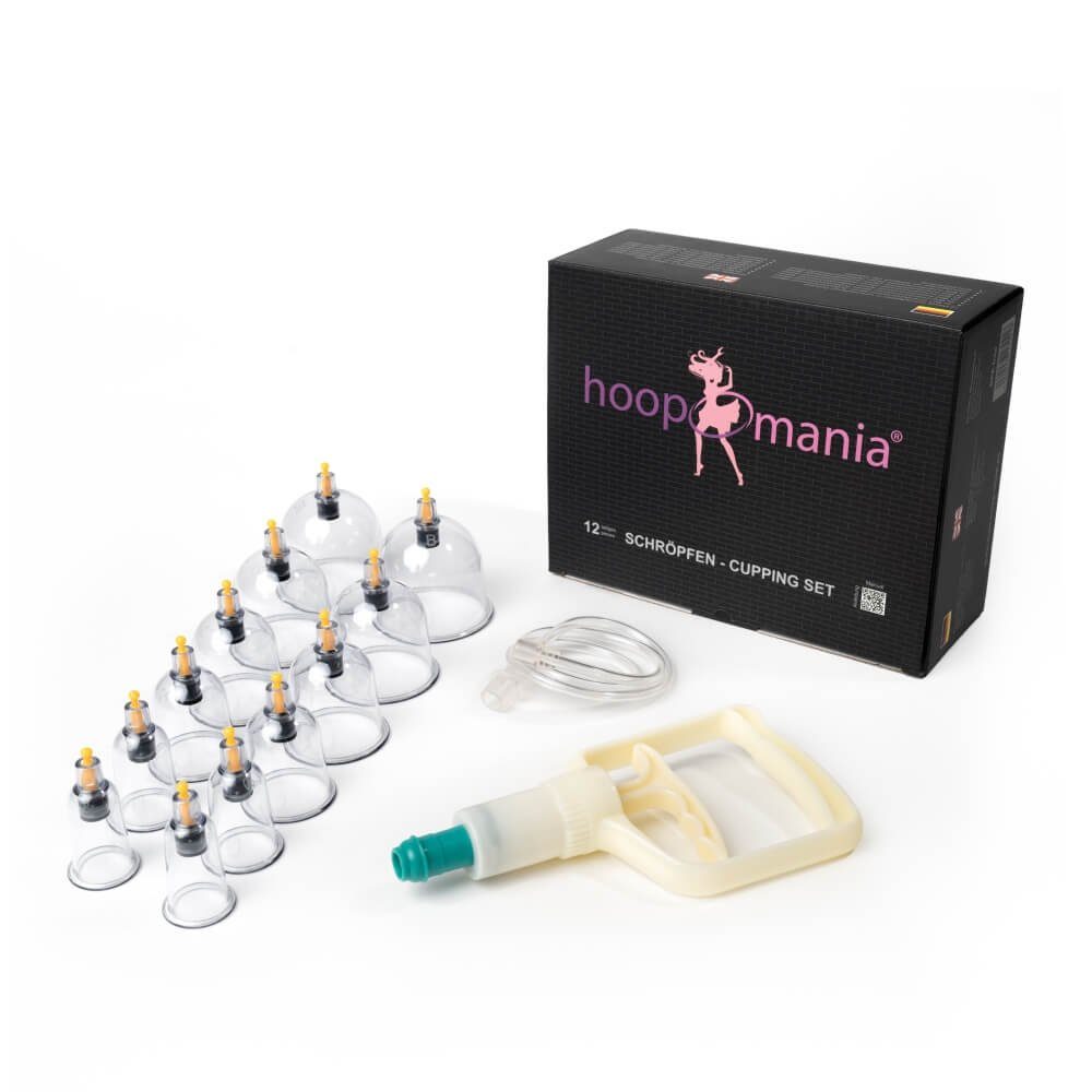 Hoopomania Massagegerät Hoopomania Schröpfen Set 12-teilig