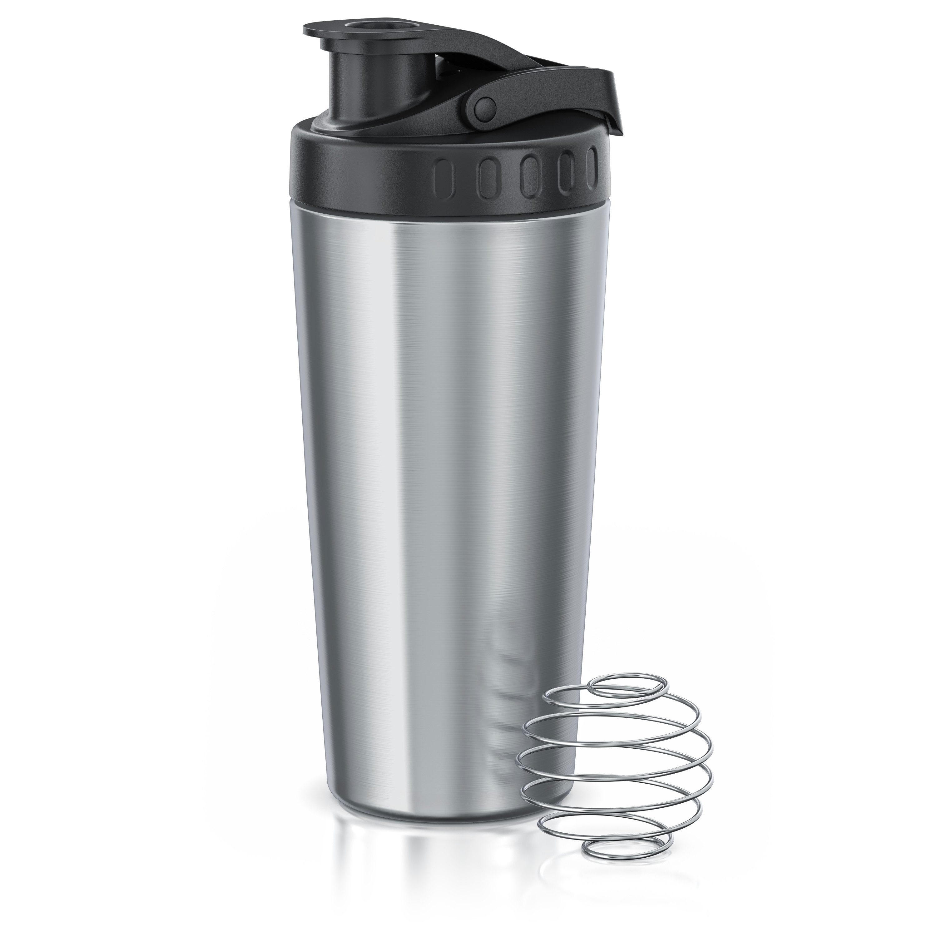 Arendo Protein Shaker Edelstahl Eiweißshaker 750