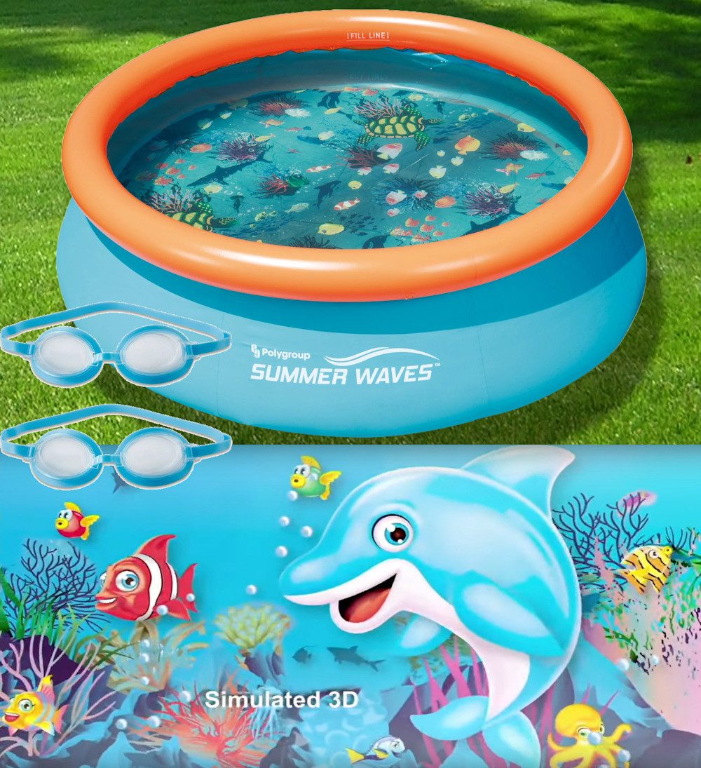 Marlos GmbH Quick-Up Pool 3D-Pool Quick-Up-Pool