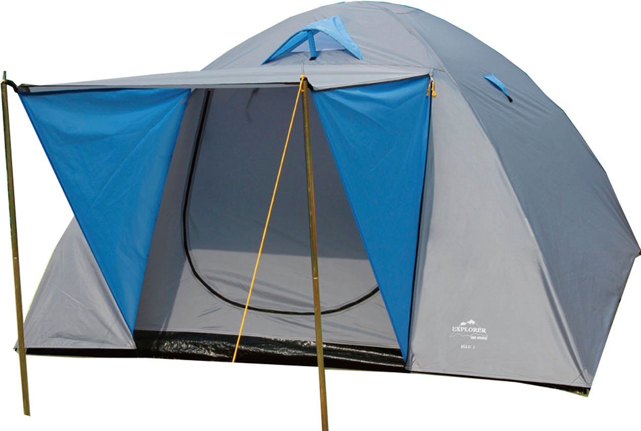 EXPLORER Kuppelzelt Iglu Zelt 3-4 Personen