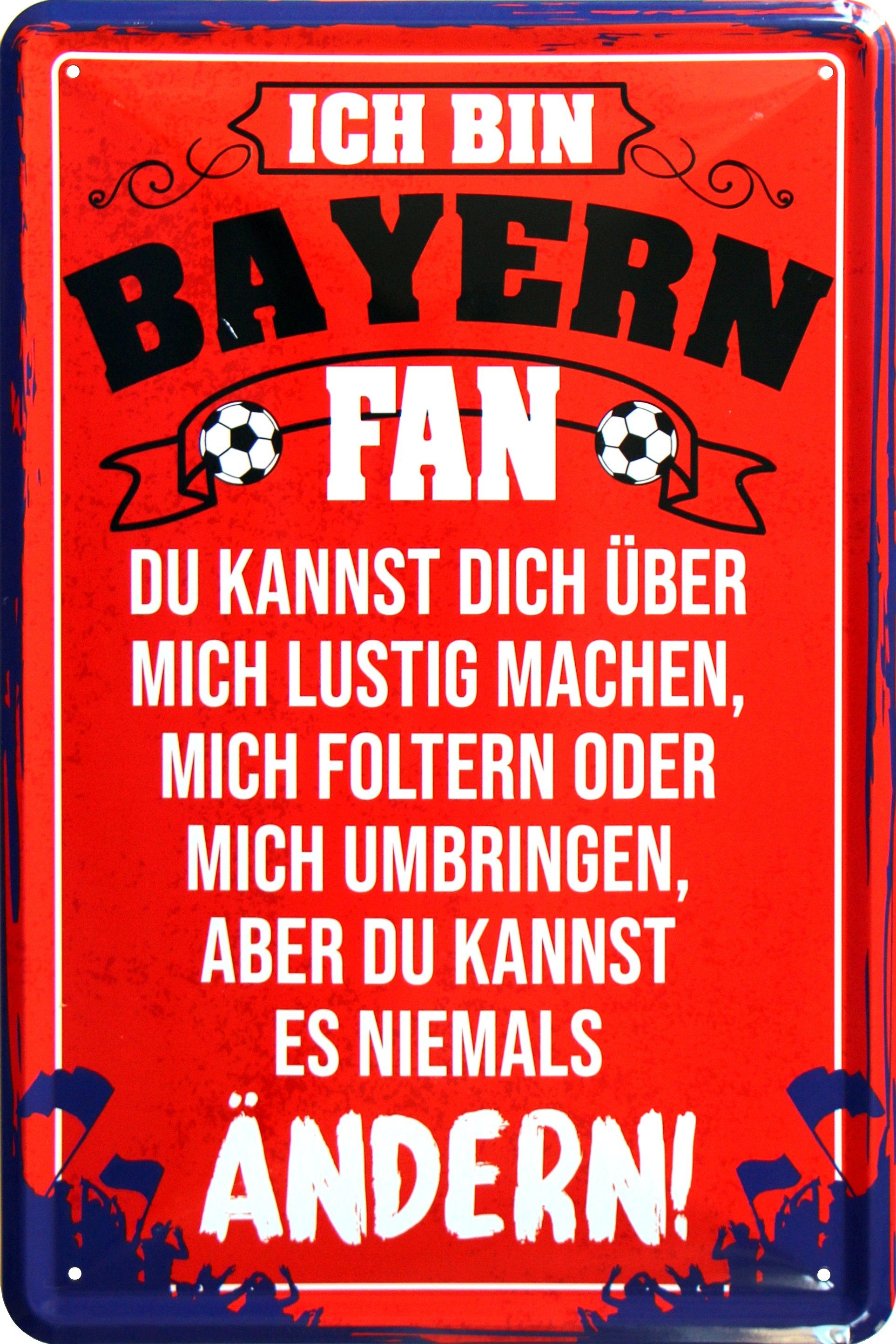 WOGEKA ART Metallbild Ich bin Bayern