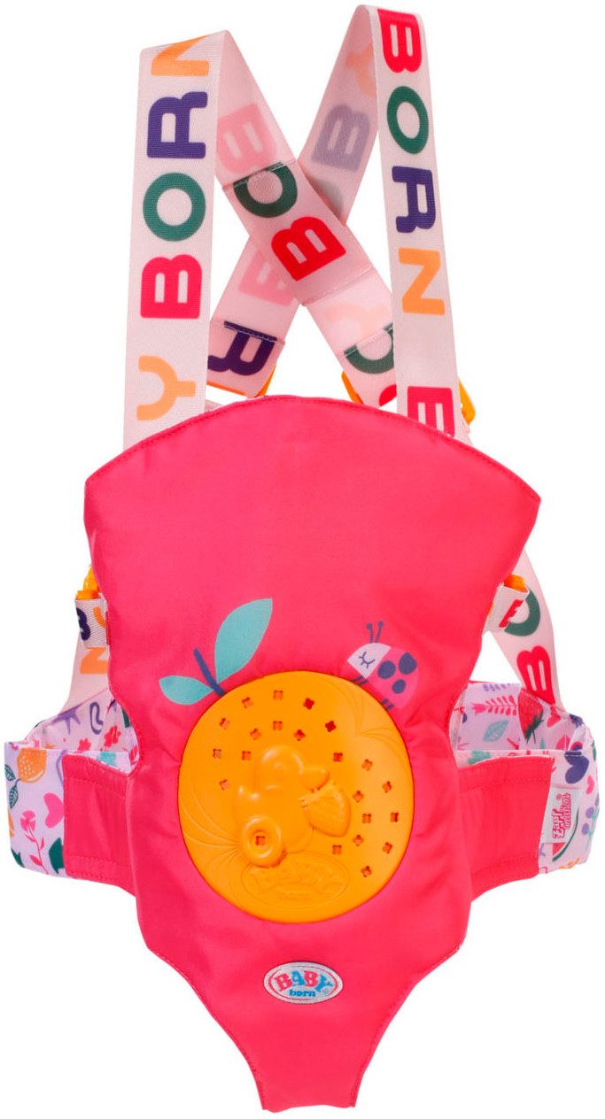 Baby Born Puppen Bauchtrage Pinplay Babytrage