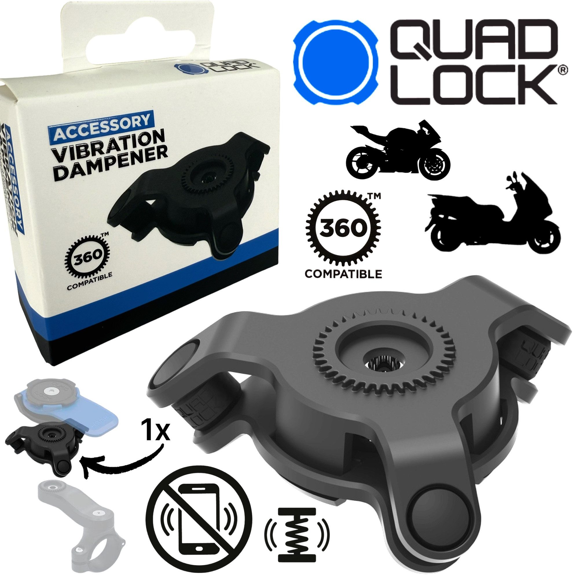 Quad Lock Handyhülle QUAD LOCK Vibration