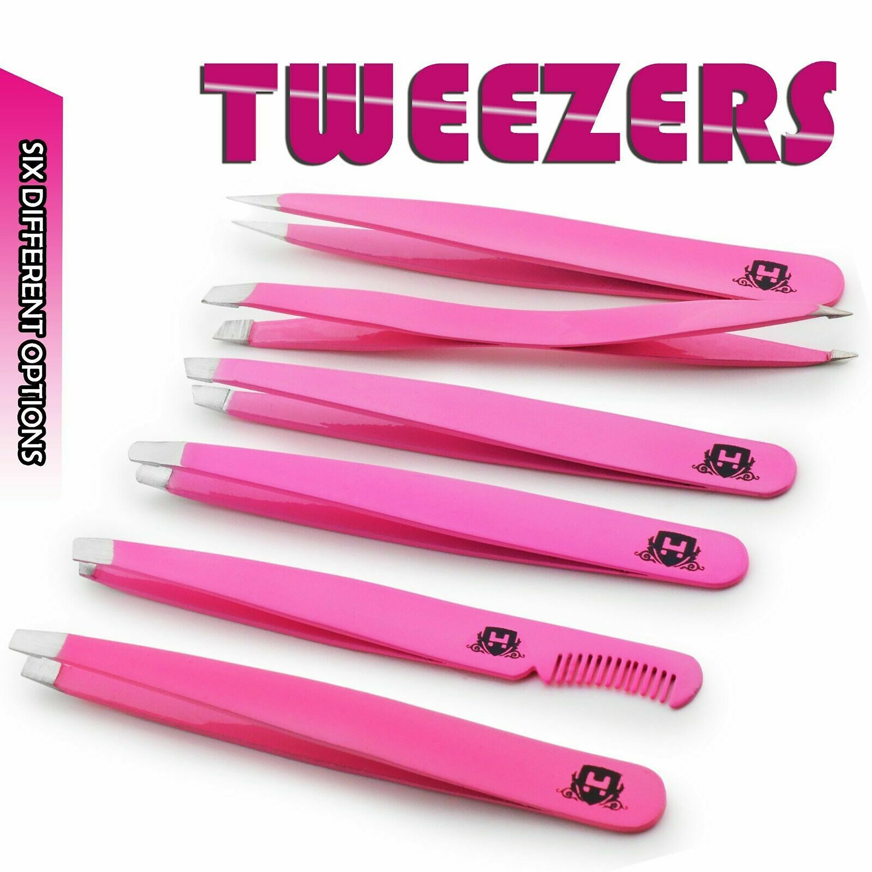 Haryali London Pinzette Professionelles Augenbrauen-Wimpern pinzetten-Set