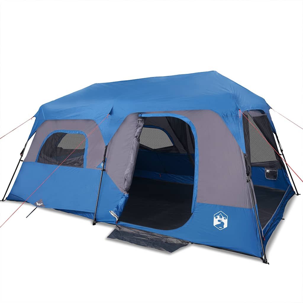 vidaXL Kuppelzelt Familienzelt 9 Personen Blau