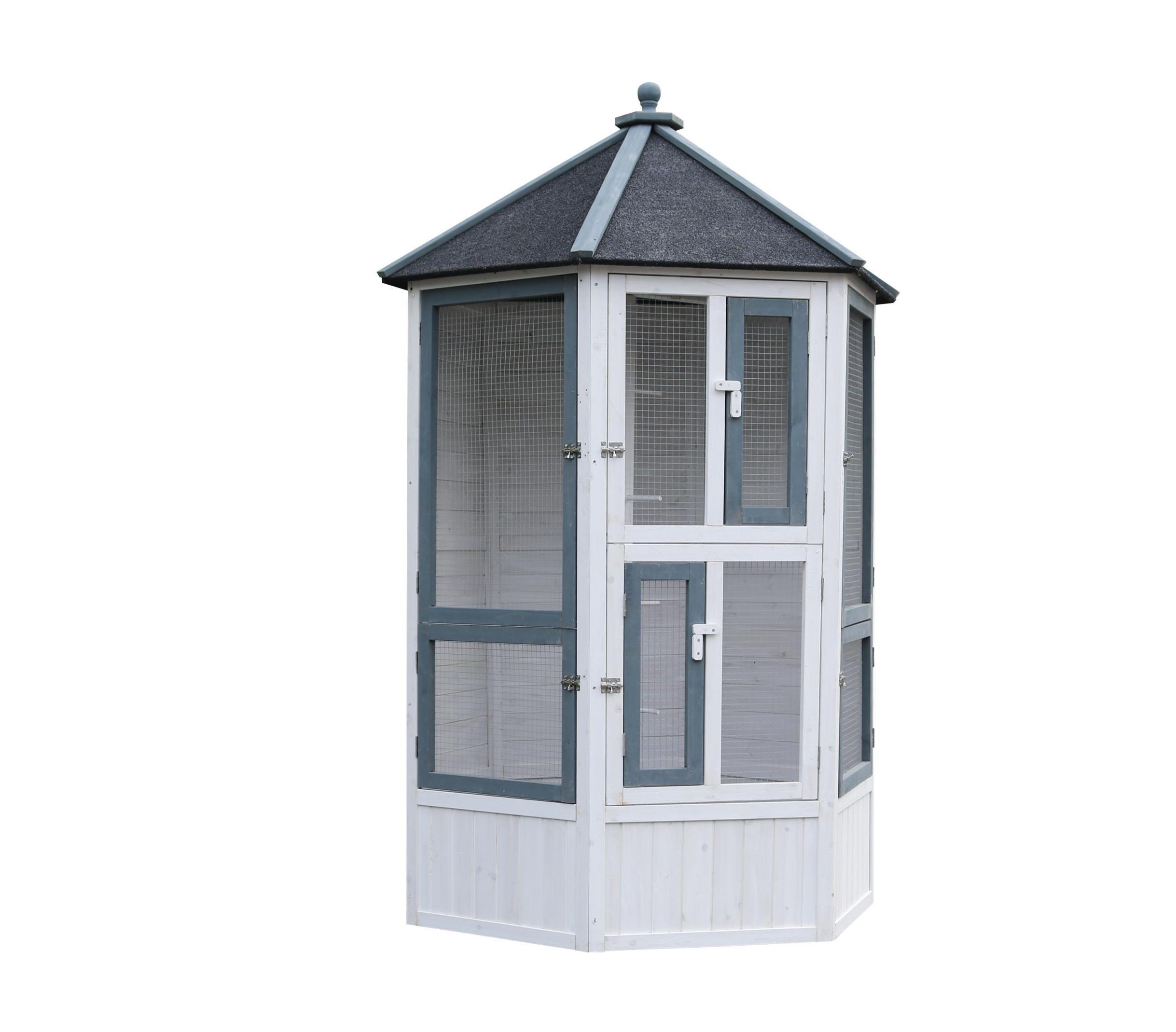 BruKa Vogelhaus Vogelvoliere XXL optional mit