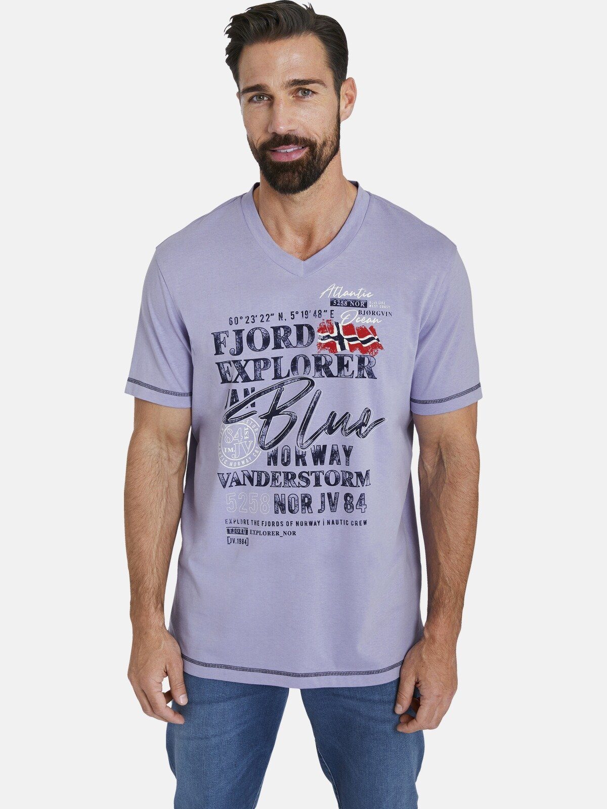 Jan Vanderstorm T-Shirt NORDGER aus reiner
