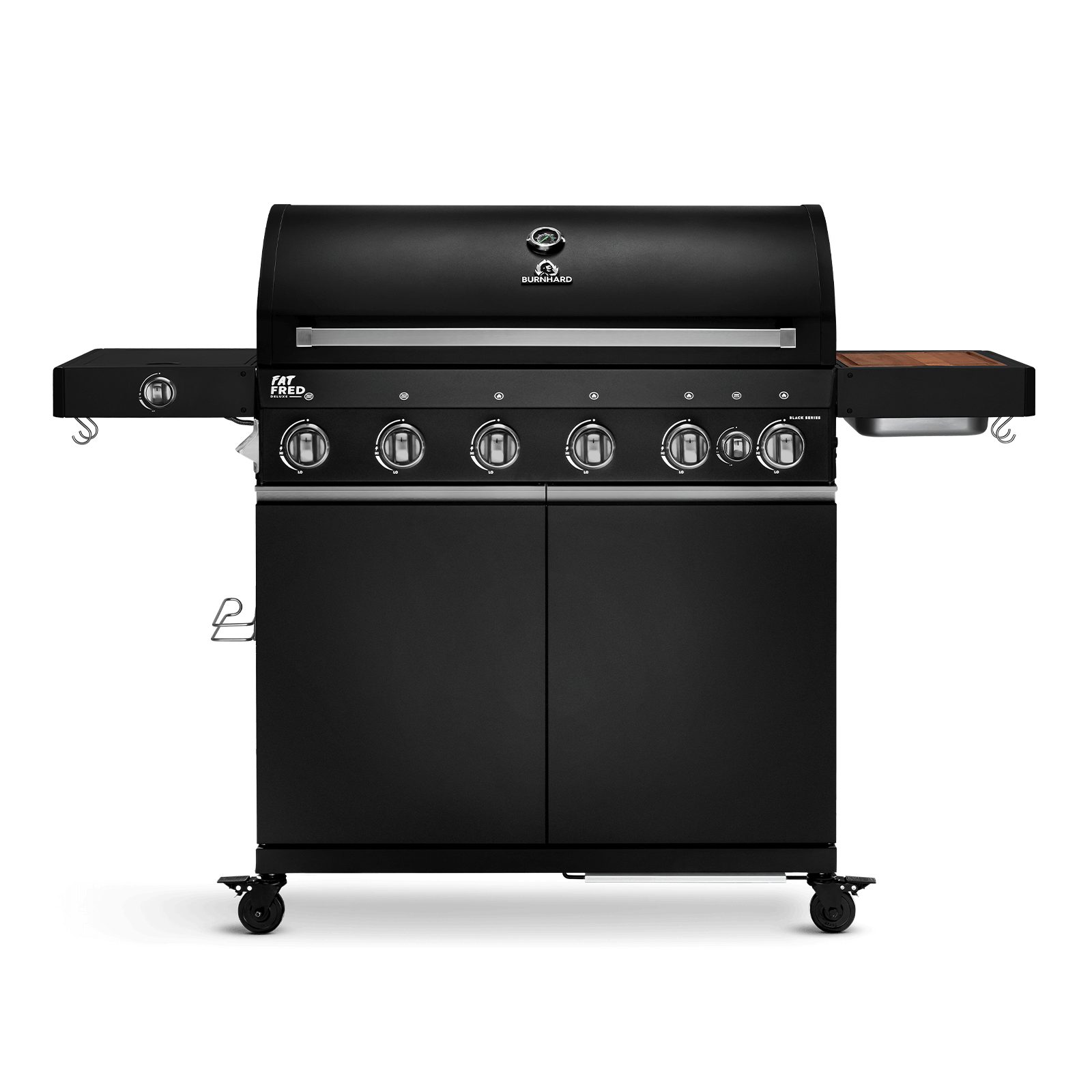 BURNHARD® Gasgrill Fat FRED, 6-Brenner Gasgrill,