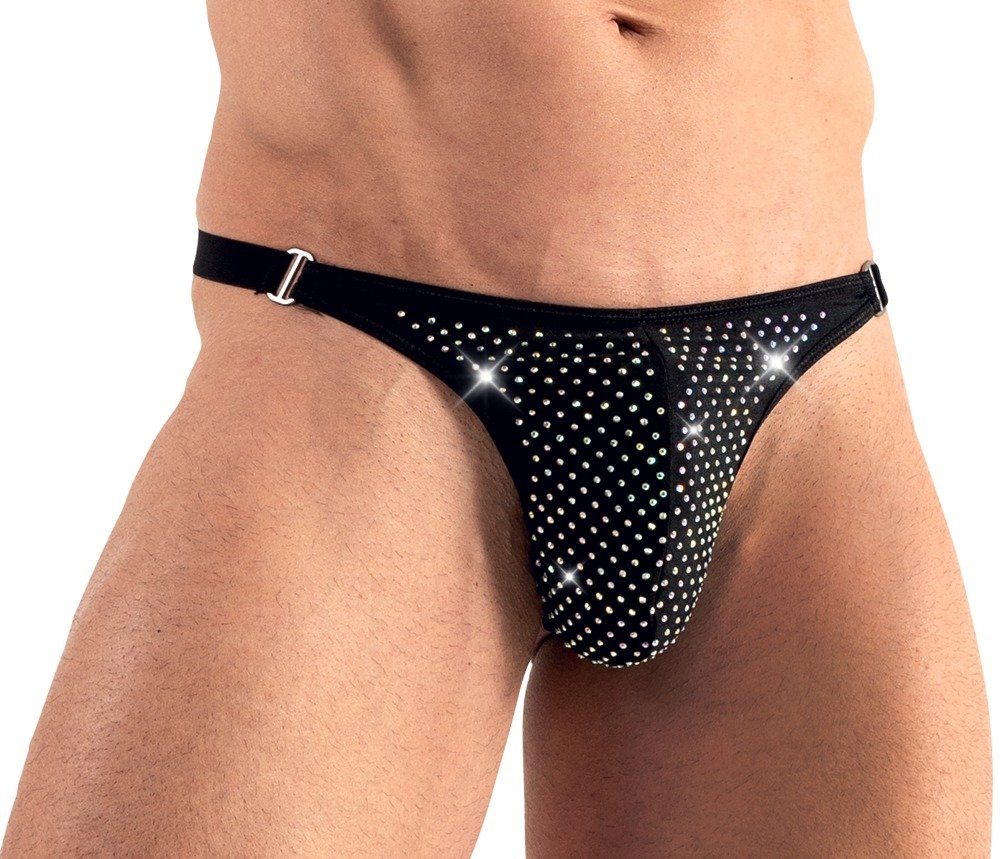 Svenjoyment Stringtanga Männer String-Tanga mit Schmucksteinen
