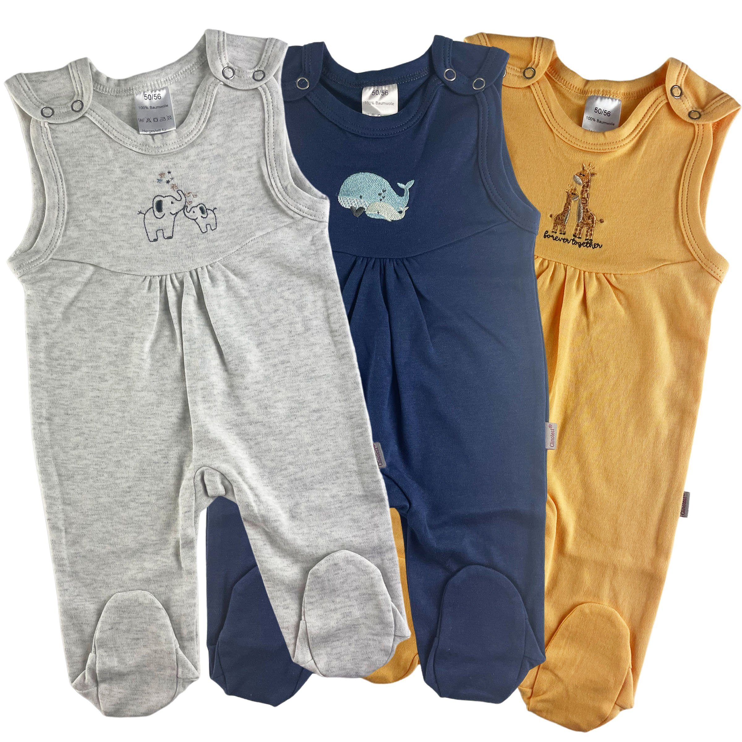 Clinotest Strampler 2er-Set Unisex Strampler mit