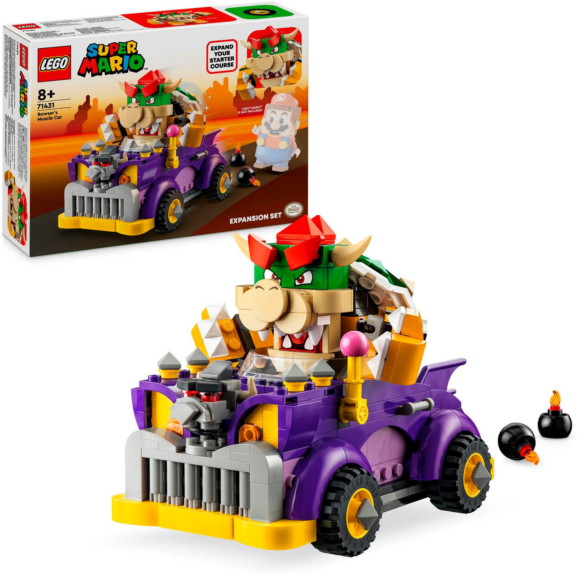 LEGO® Bowsers Monsterkarre – Erweiterungsset (71431),