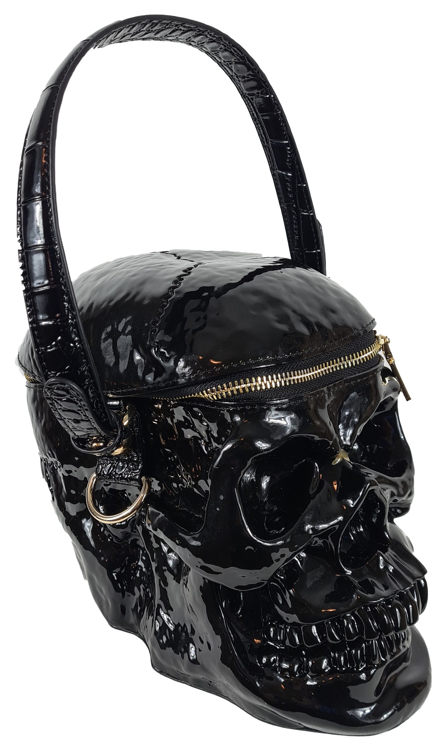 Einkaufszauber Handtasche Designer Handtasche Skull Totenkopf,
