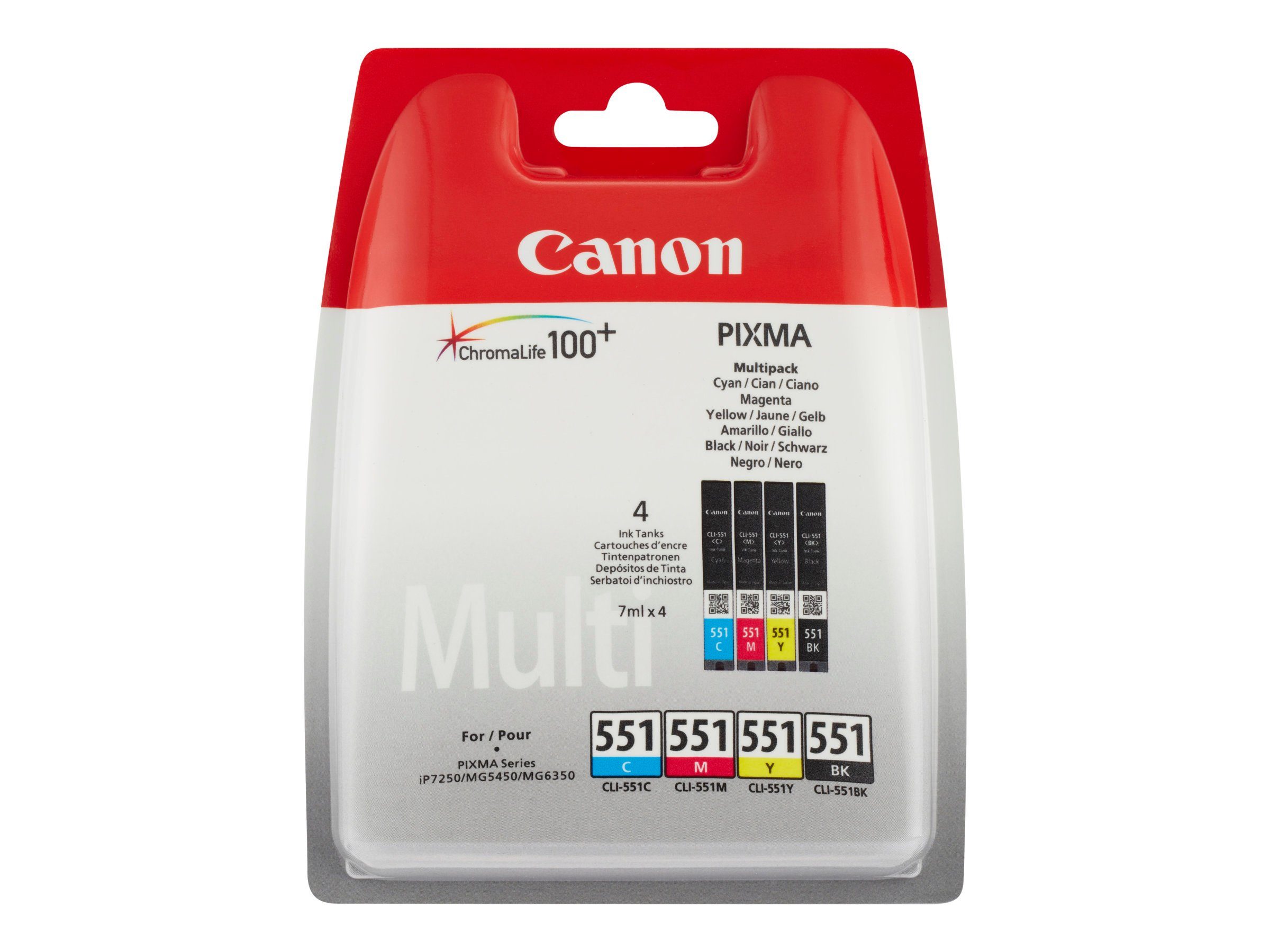 Canon 4 Canon Original Patronen CLI-551